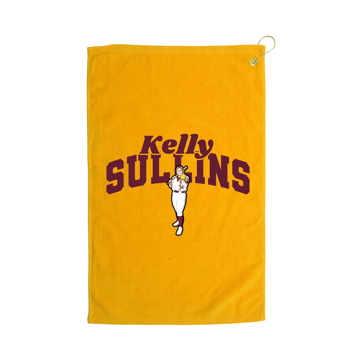 Golf Towel — Signature Arch in Gold