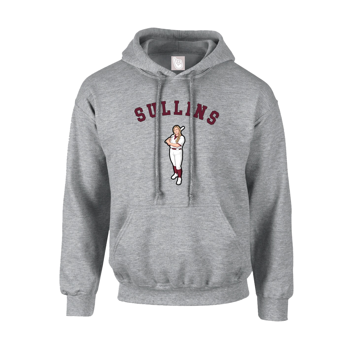 Youth Hoodie — Shirsey Arch in Grey