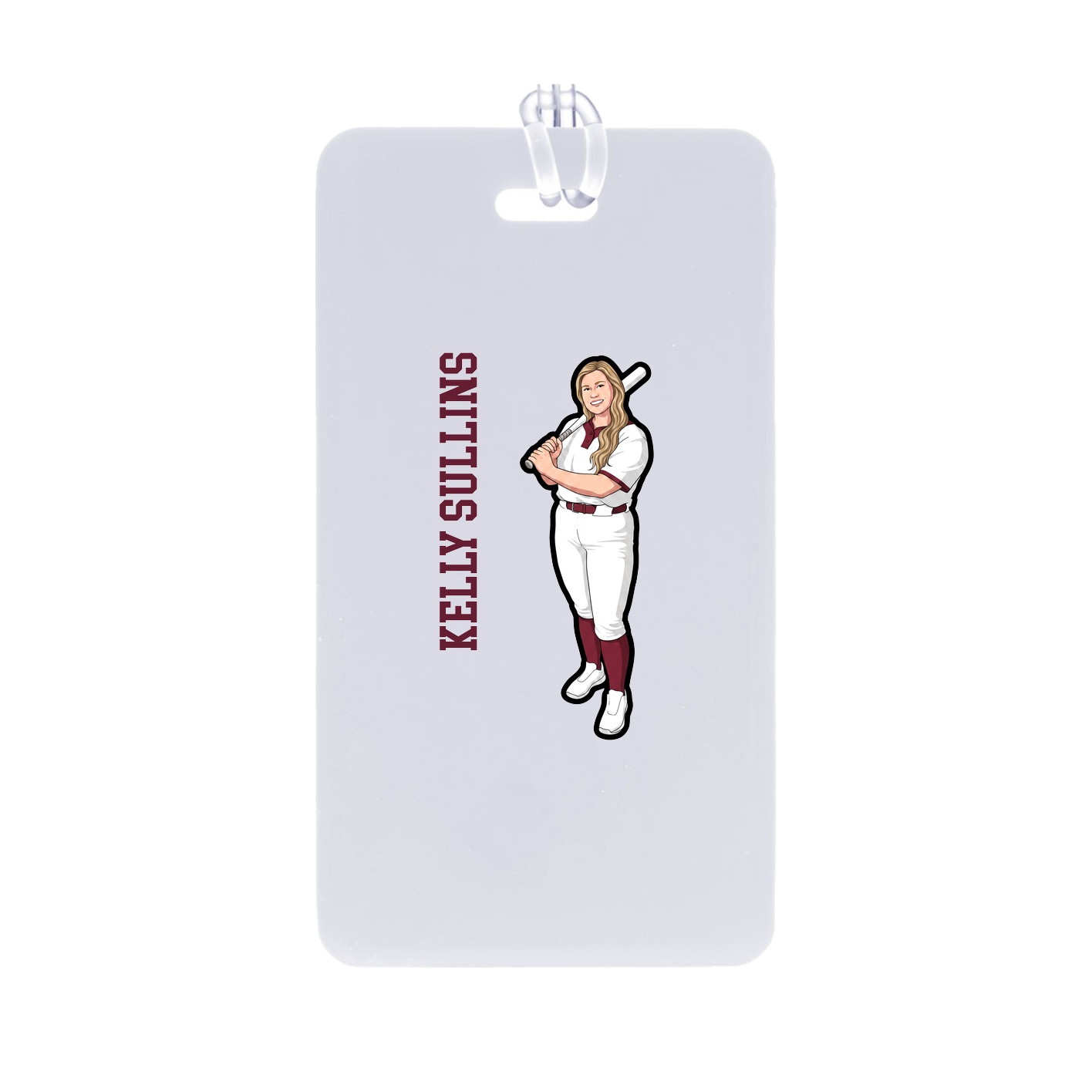 Bag Tag — Name Vertical in Classic