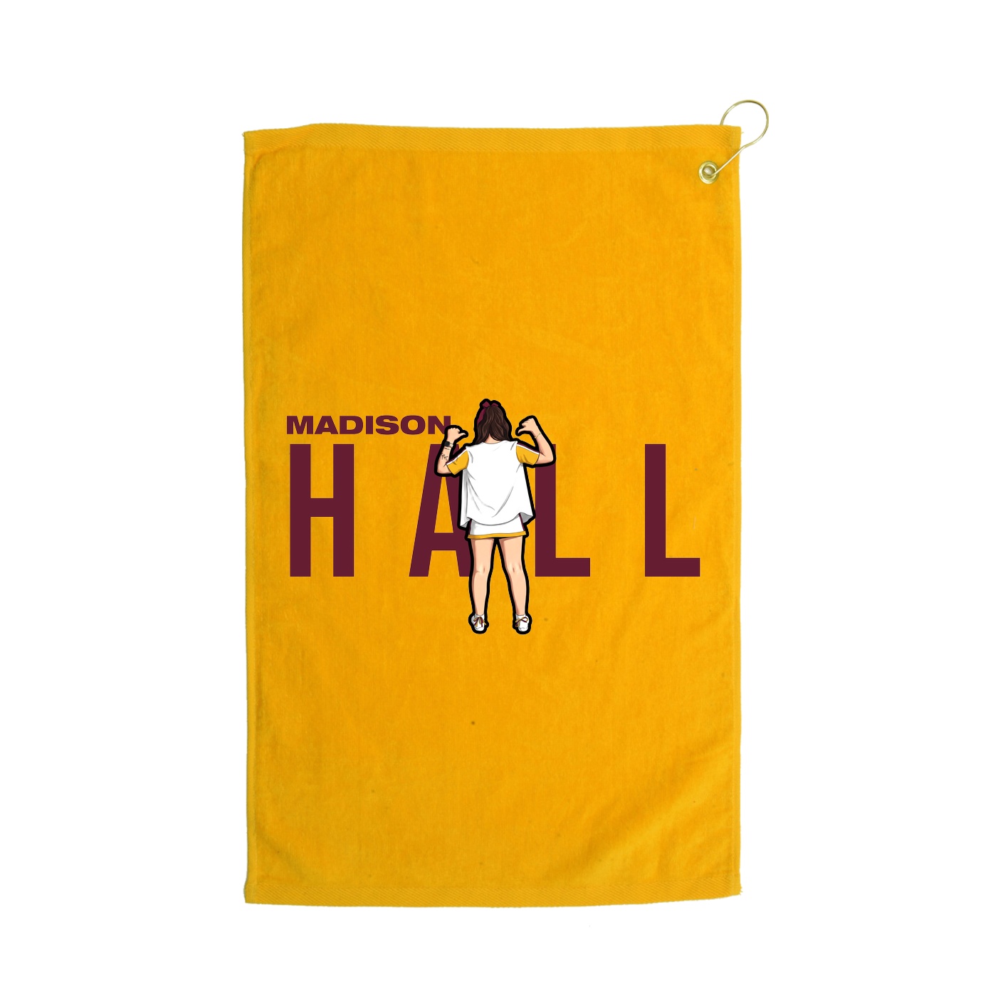 Golf Towel — Player Name in Gold