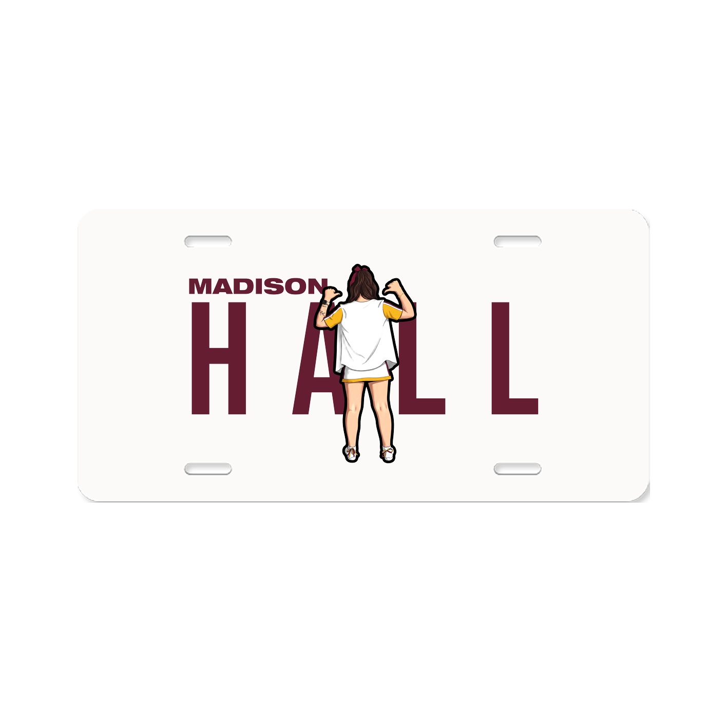 License Plate — Player Name in Classic