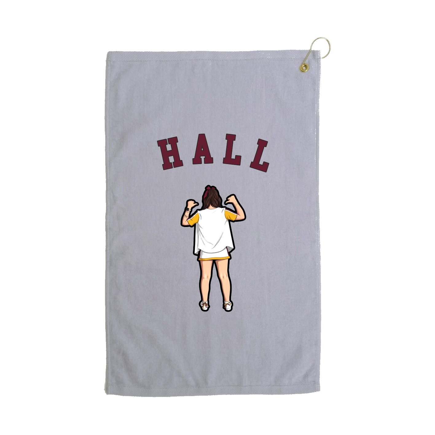 Golf Towel — Shirsey Arch in Grey
