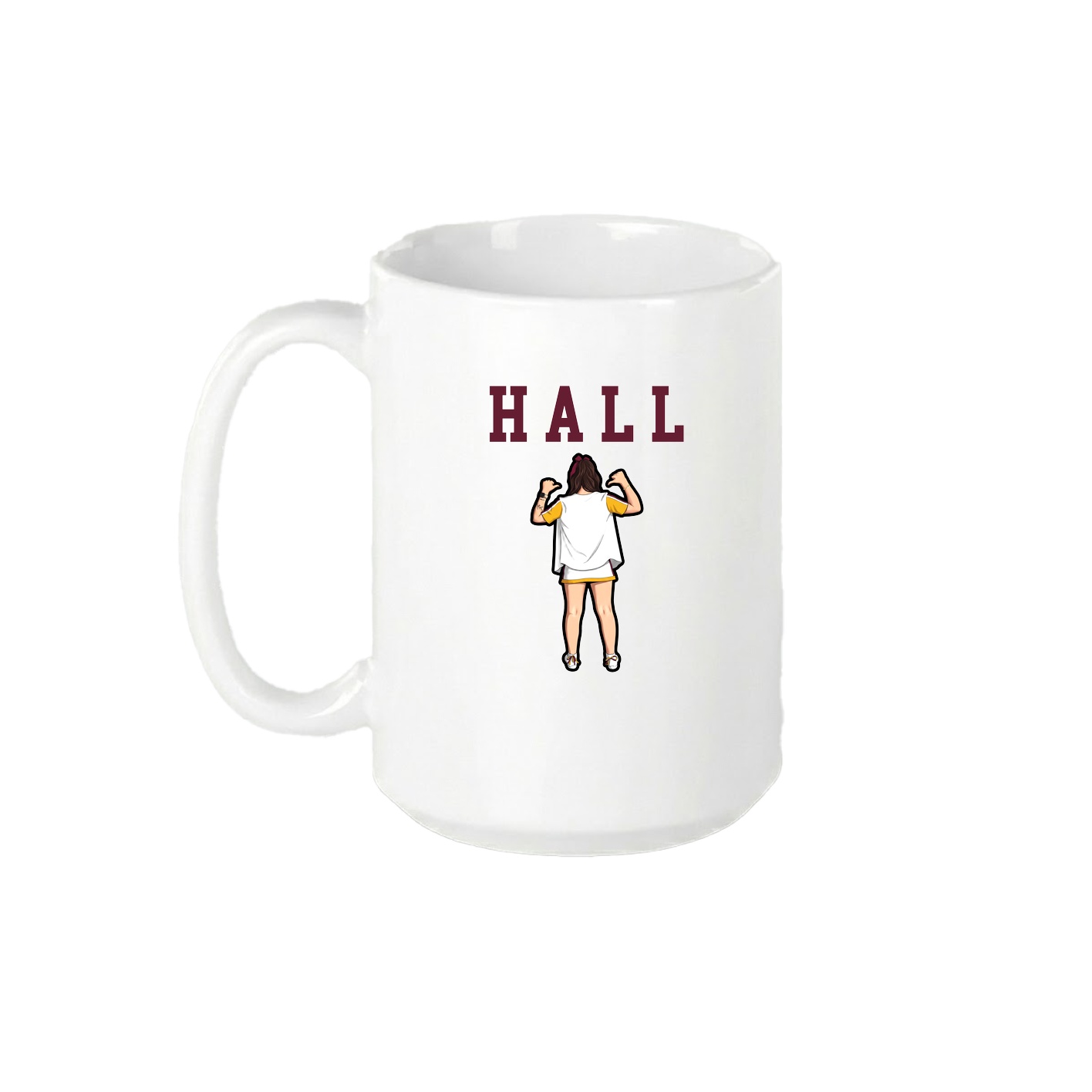 15oz Coffee Mug — Shirsey in White