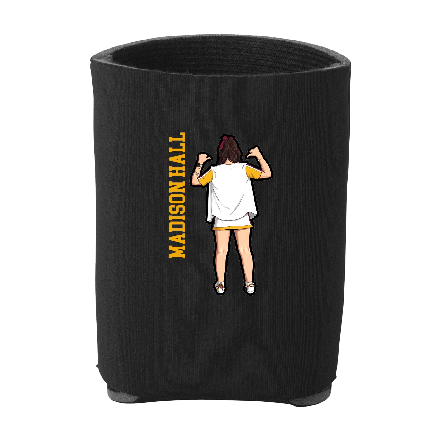 Can Holder — Name Vertical in Black