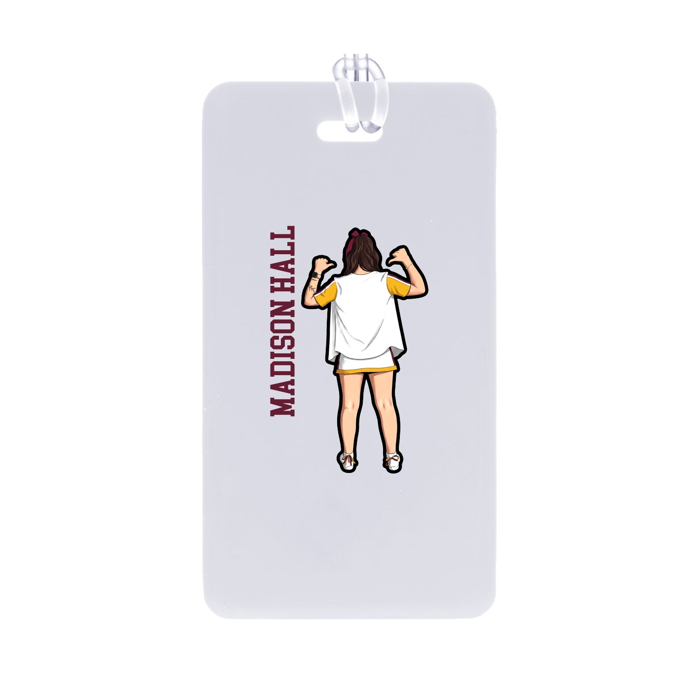 Bag Tag — Name Vertical in Classic