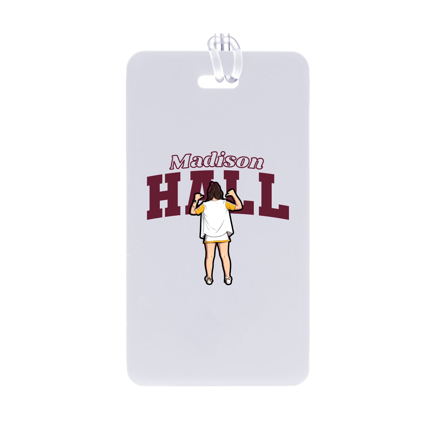 Bag Tag — Name Arch in Classic