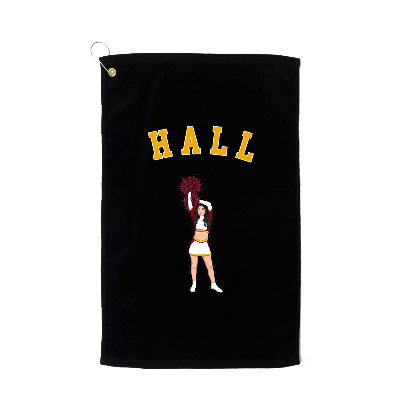 Golf Towel — Shirsey Arch in Black