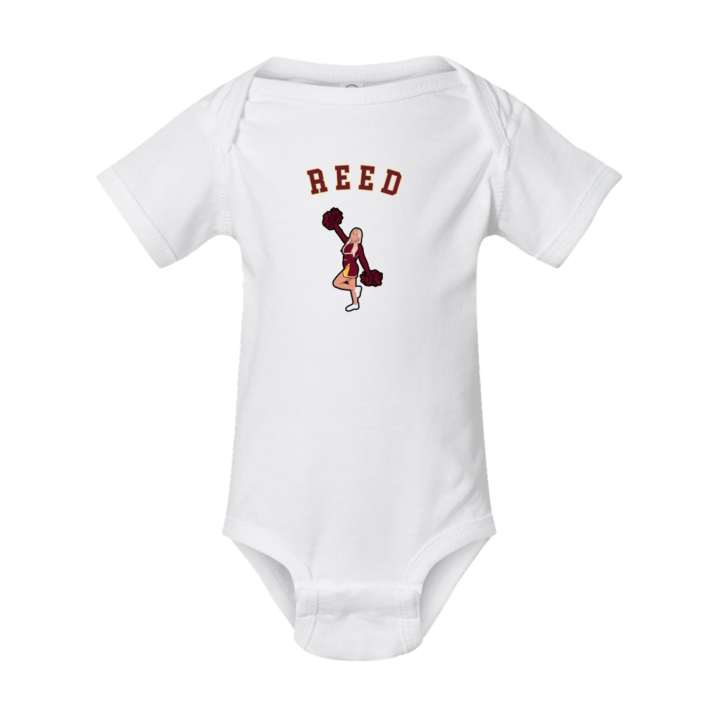 Baby Onesie — Shirsey Arch in White
