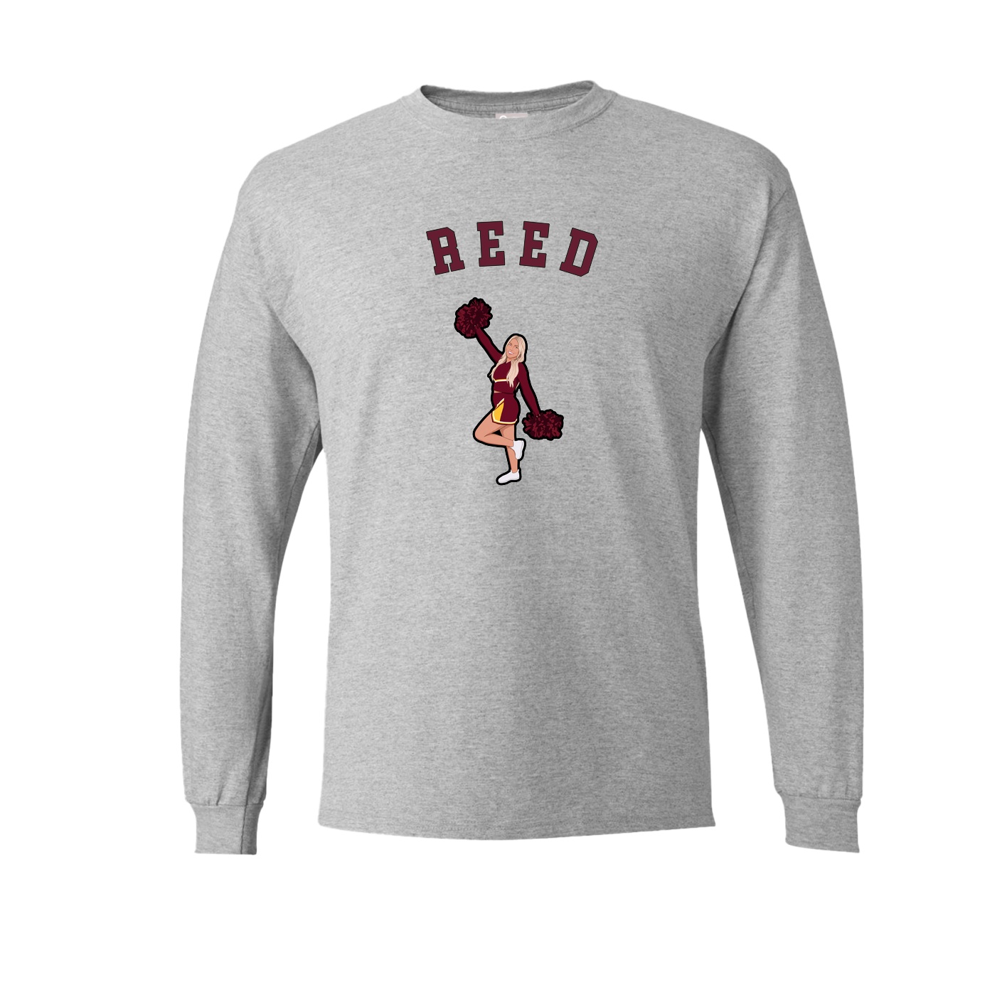Long Sleeve Tee — Shirsey Arch in Grey
