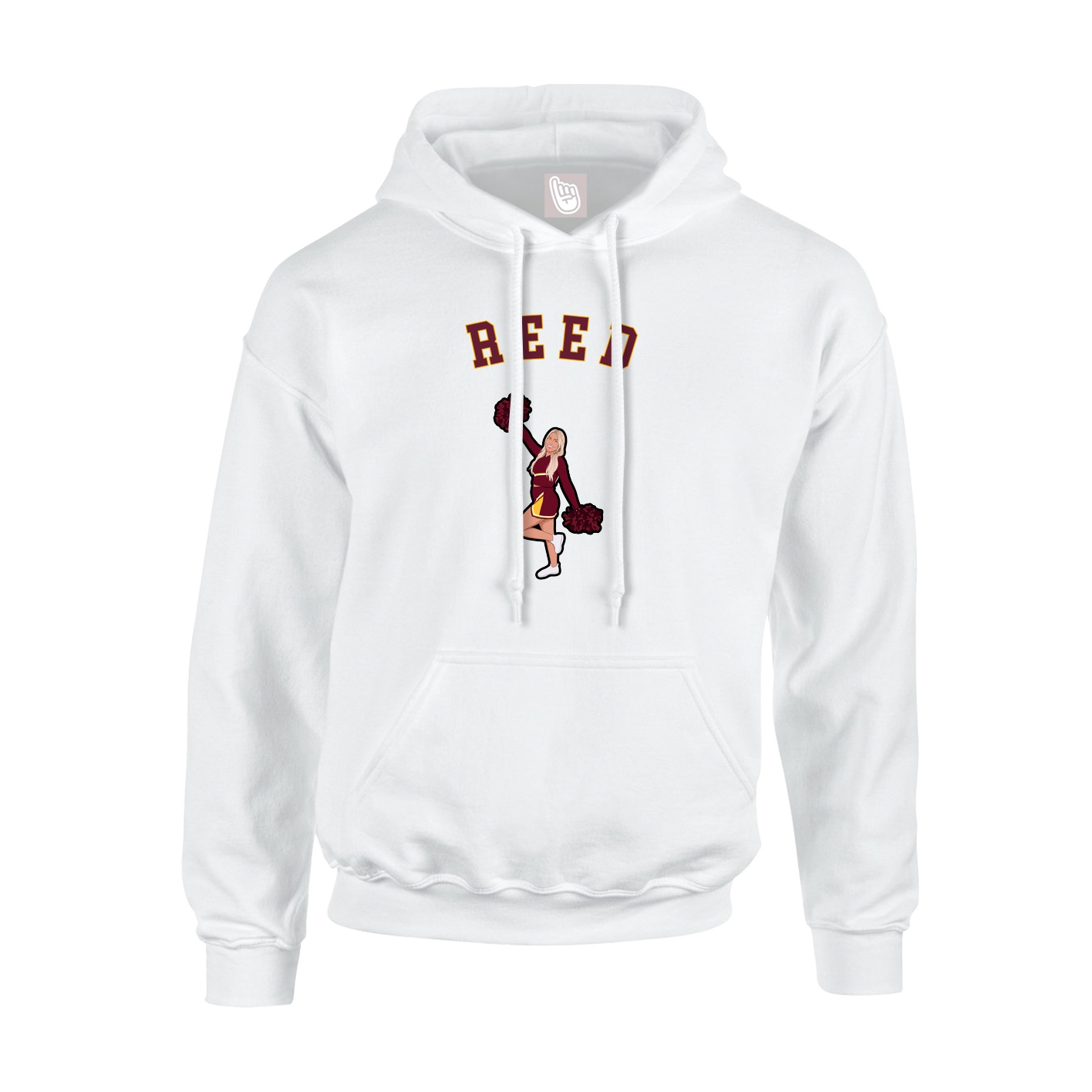Hoodie — Shirsey Arch in White