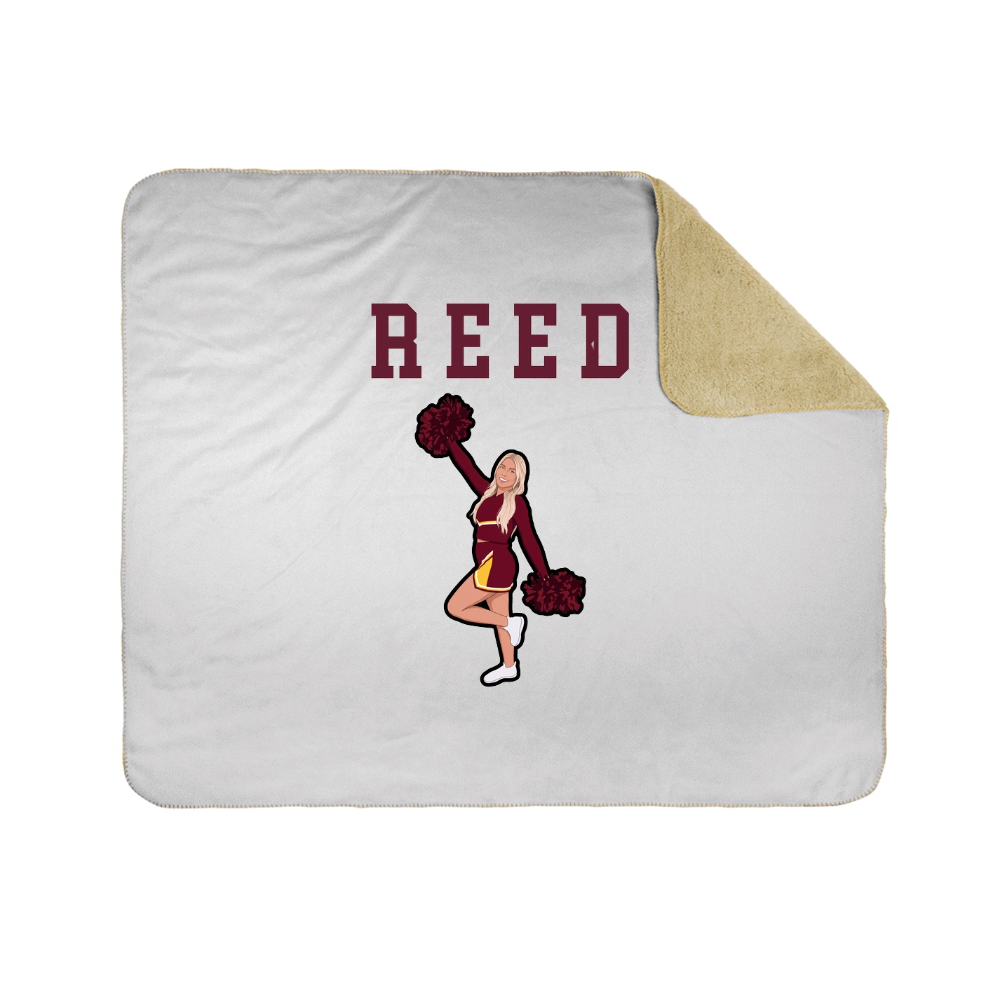 Throw Blanket — Shirsey in White