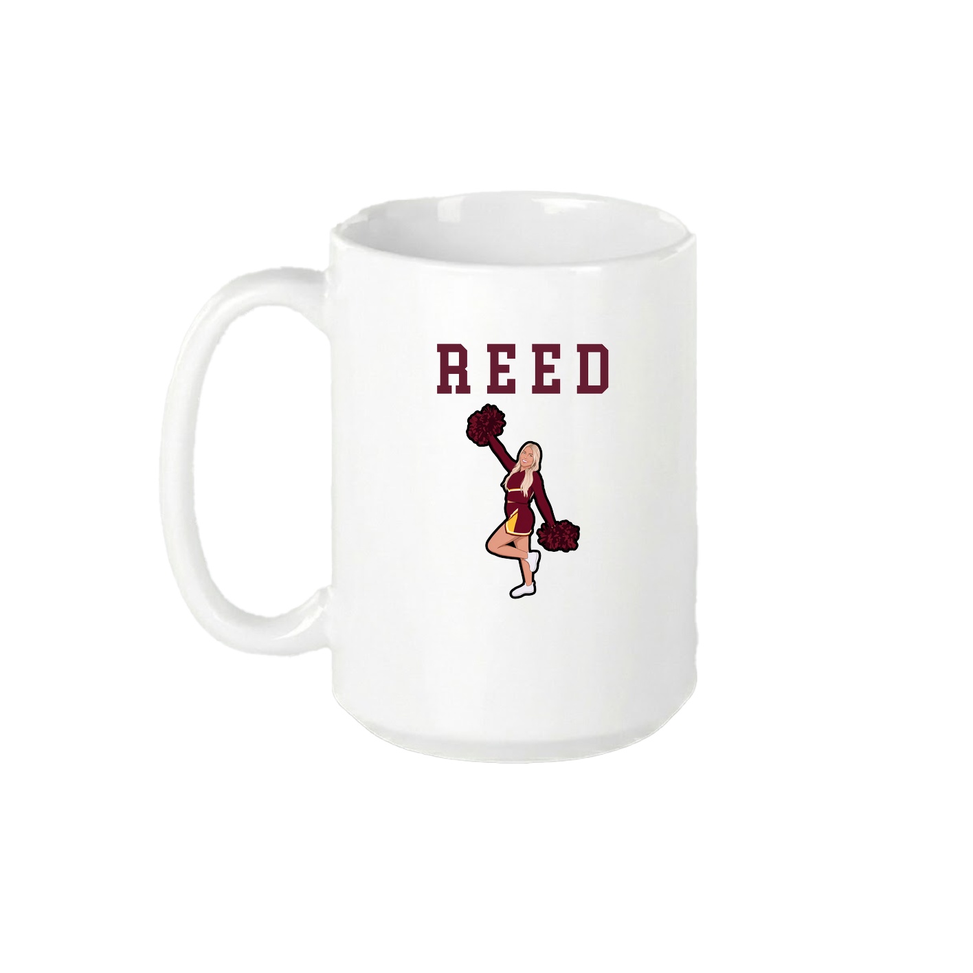 15oz Coffee Mug — Shirsey in White