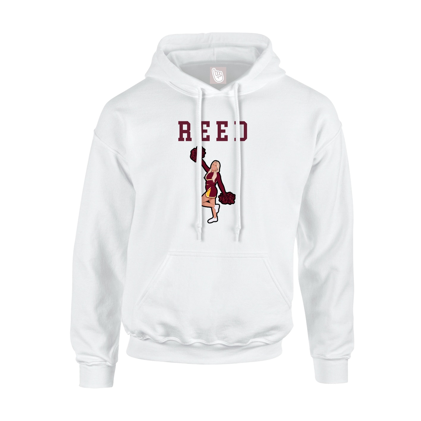 Youth Hoodie — Shirsey in White