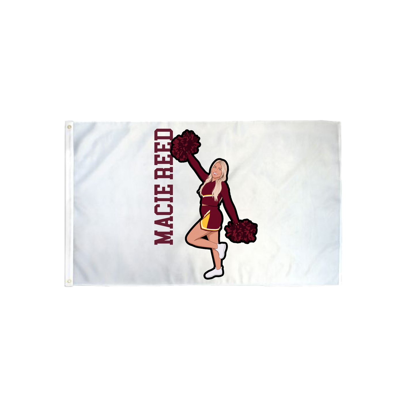 3x5 Flag — Name Vertical in Classic