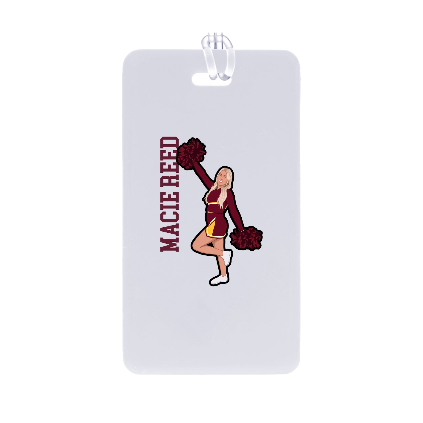 Bag Tag — Name Vertical in Classic