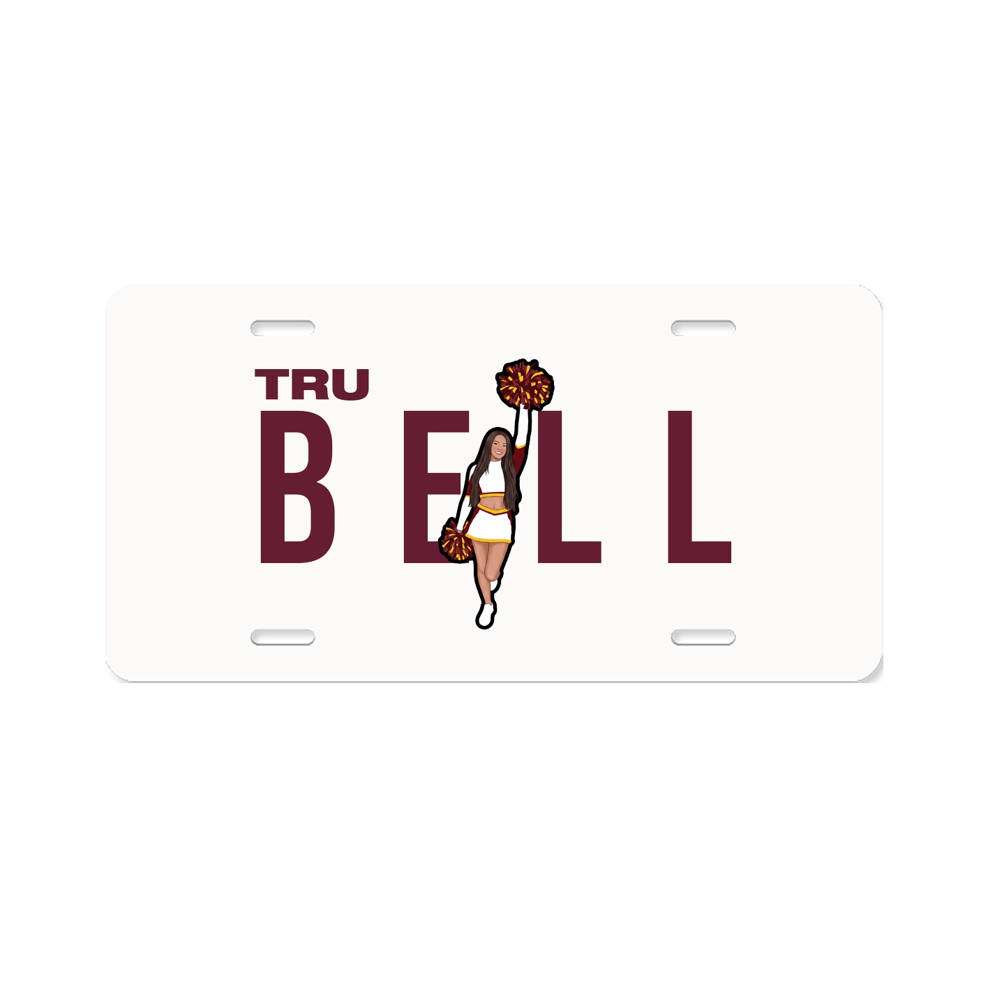 License Plate — Player Name in Classic