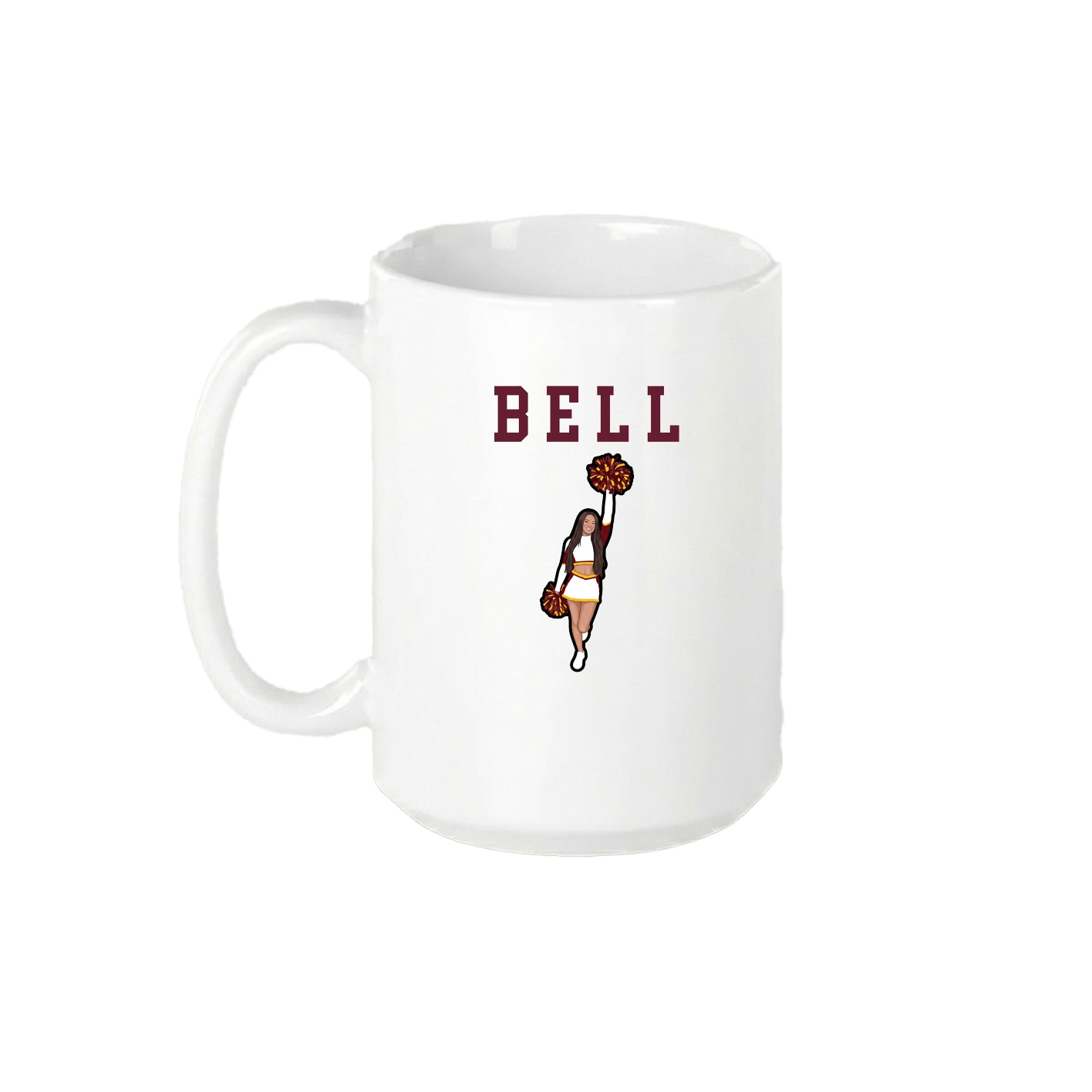 15oz Coffee Mug — Shirsey in White