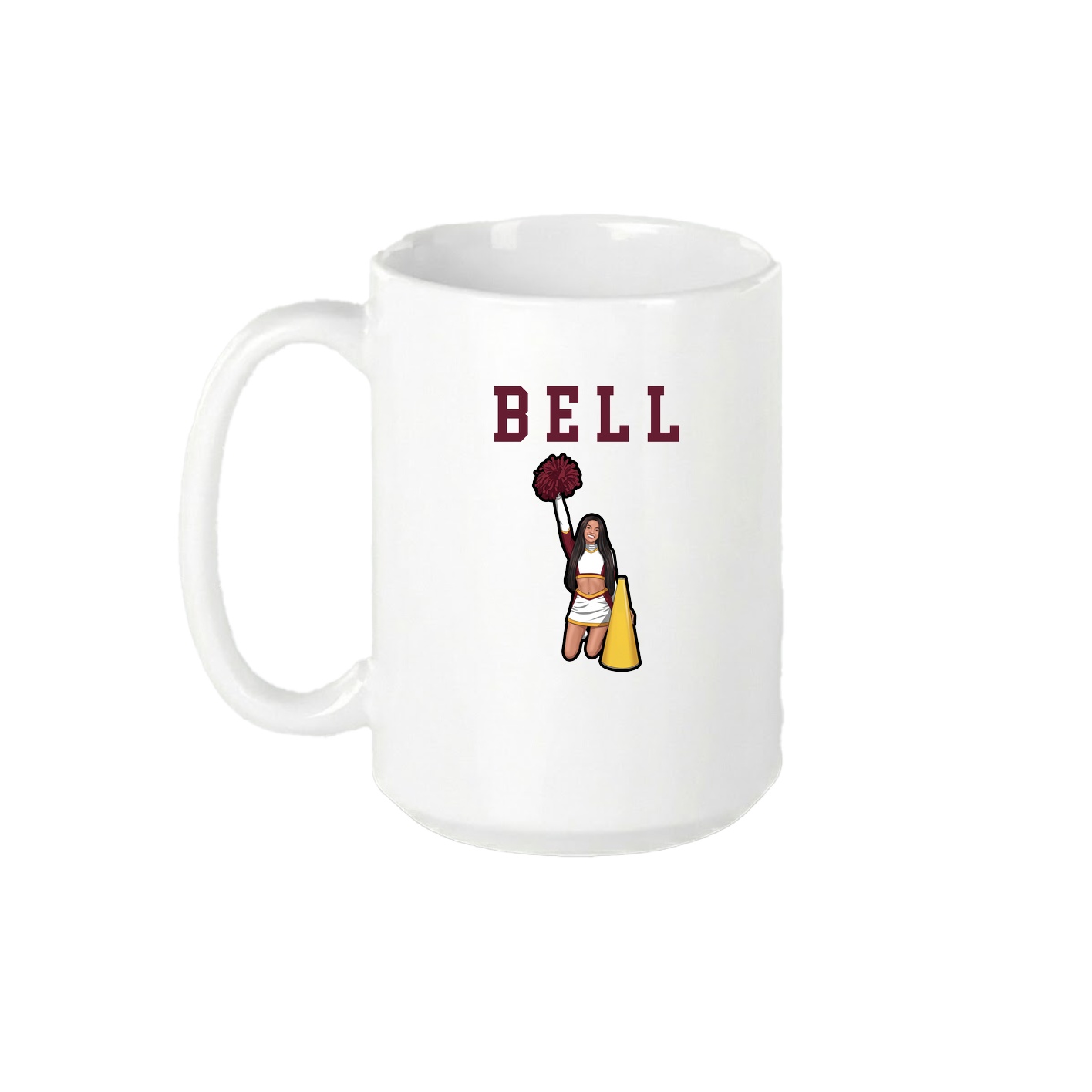 15oz Coffee Mug — Shirsey in White