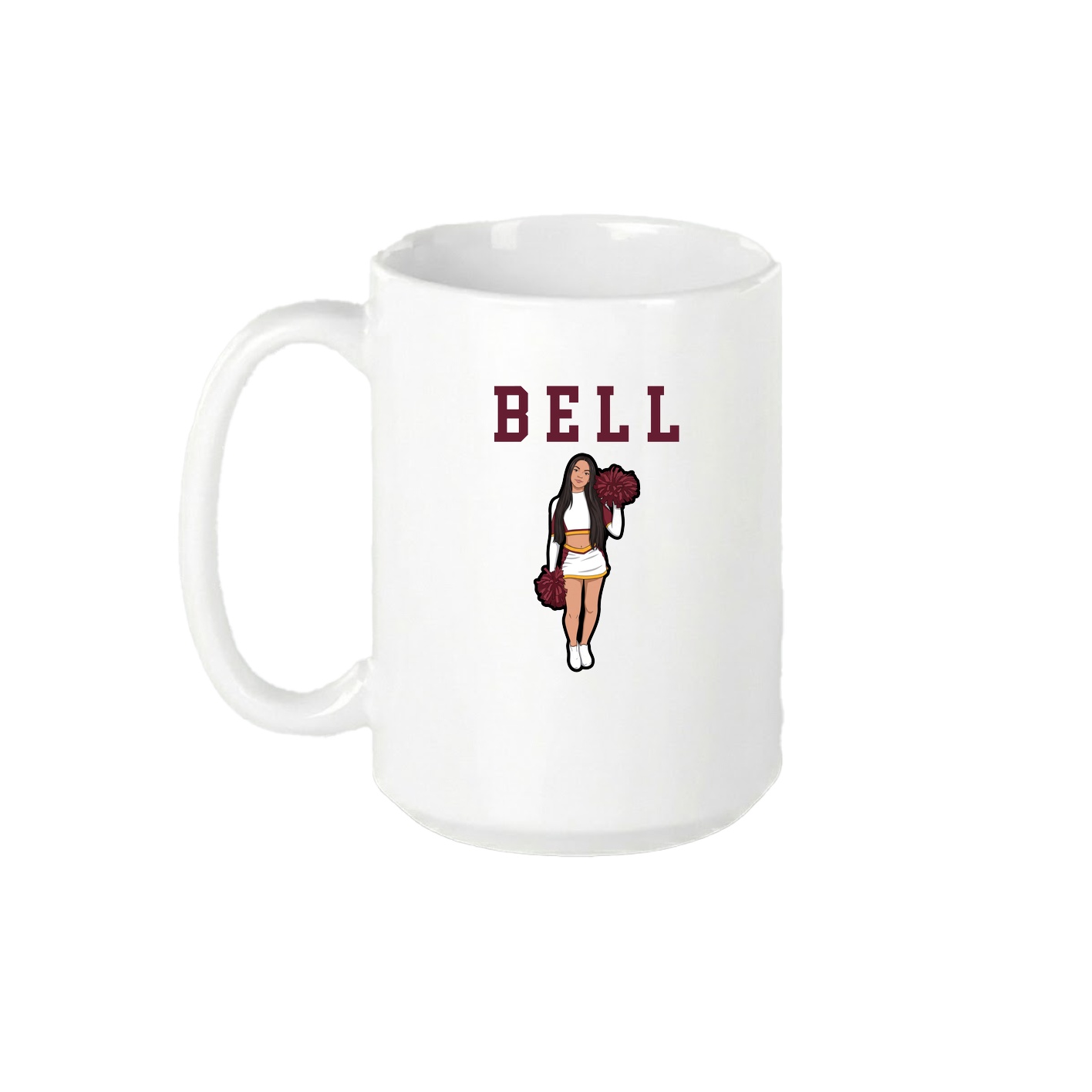15oz Coffee Mug — Shirsey in White