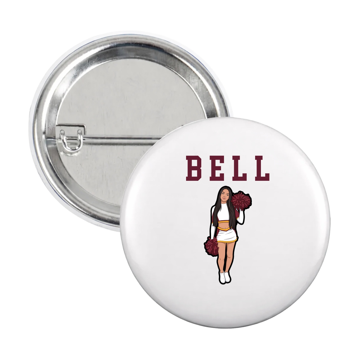 Game Day Button — Shirsey in White