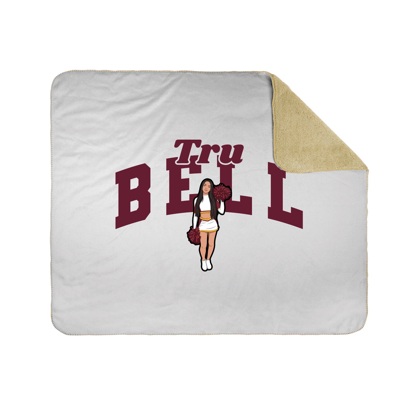 Throw Blanket — Signature Arch in White