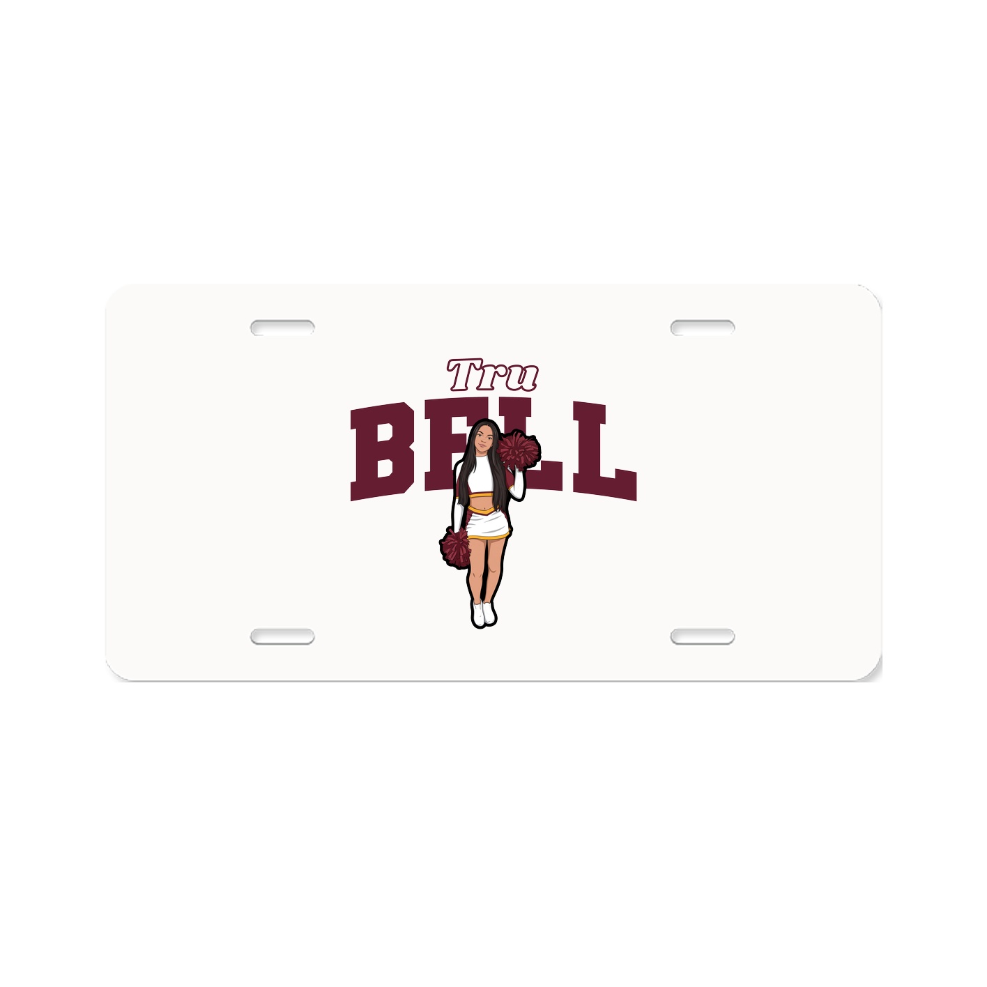 License Plate — Name Arch in Classic
