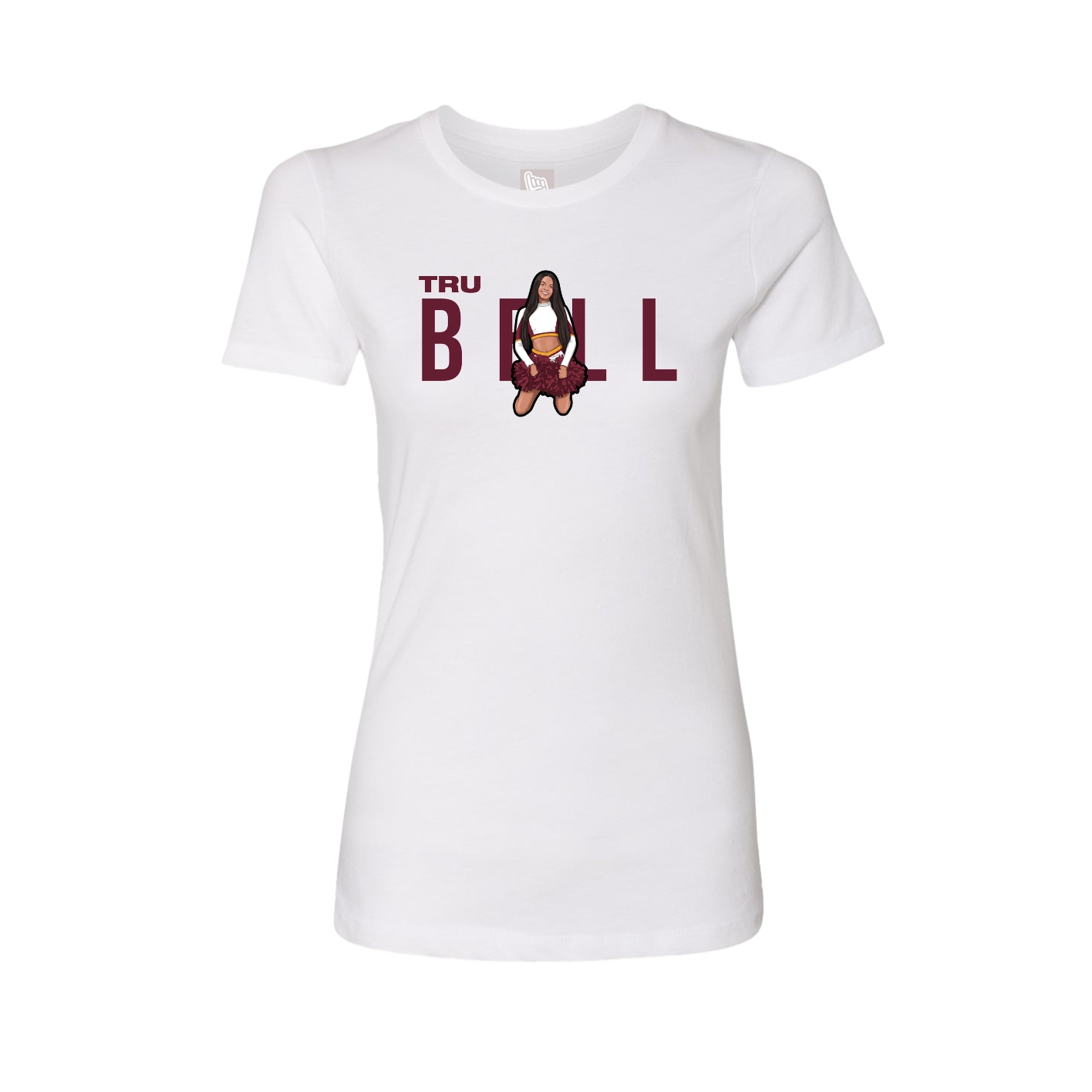 Womens Tee — Player Name in White