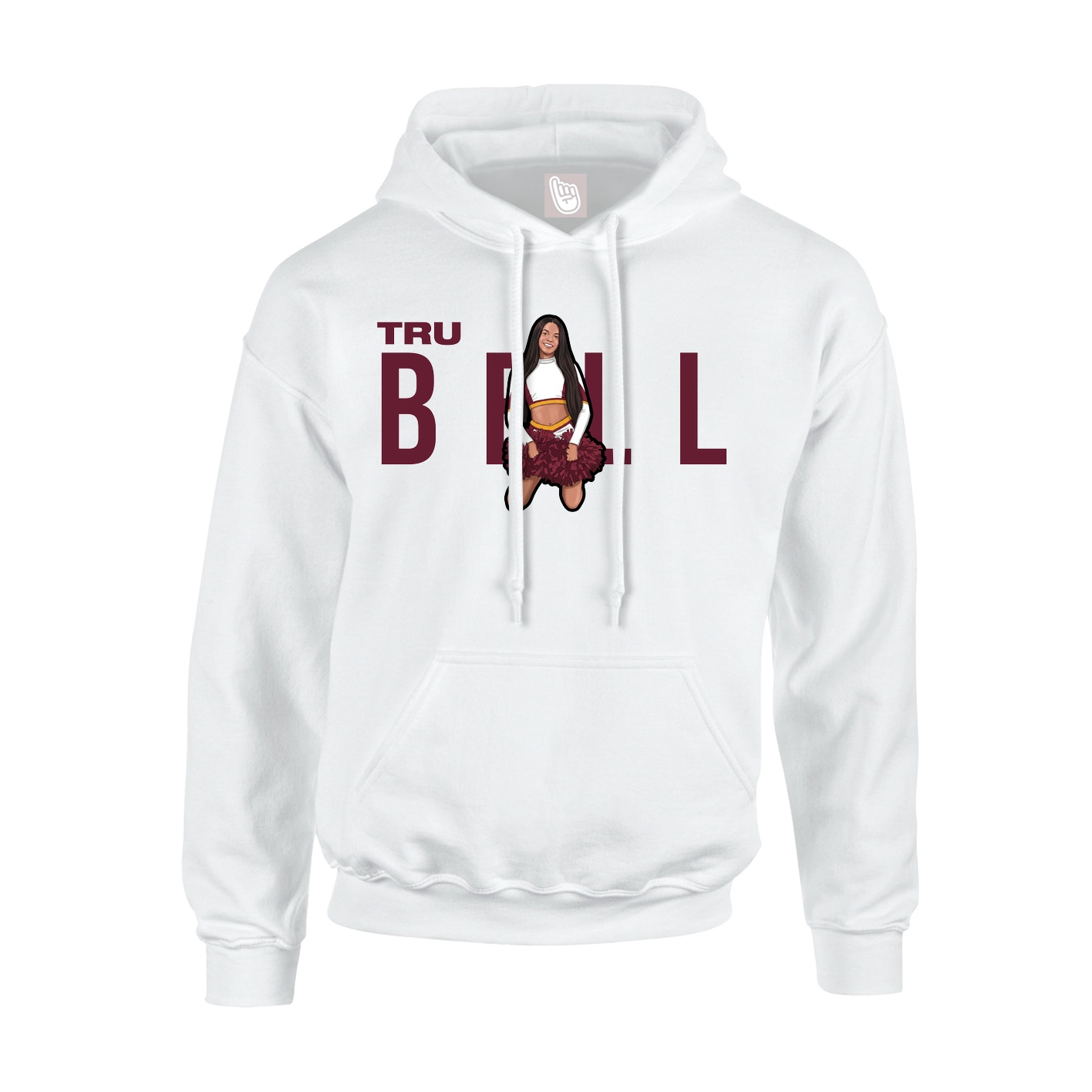 Hoodie — Player Name in White