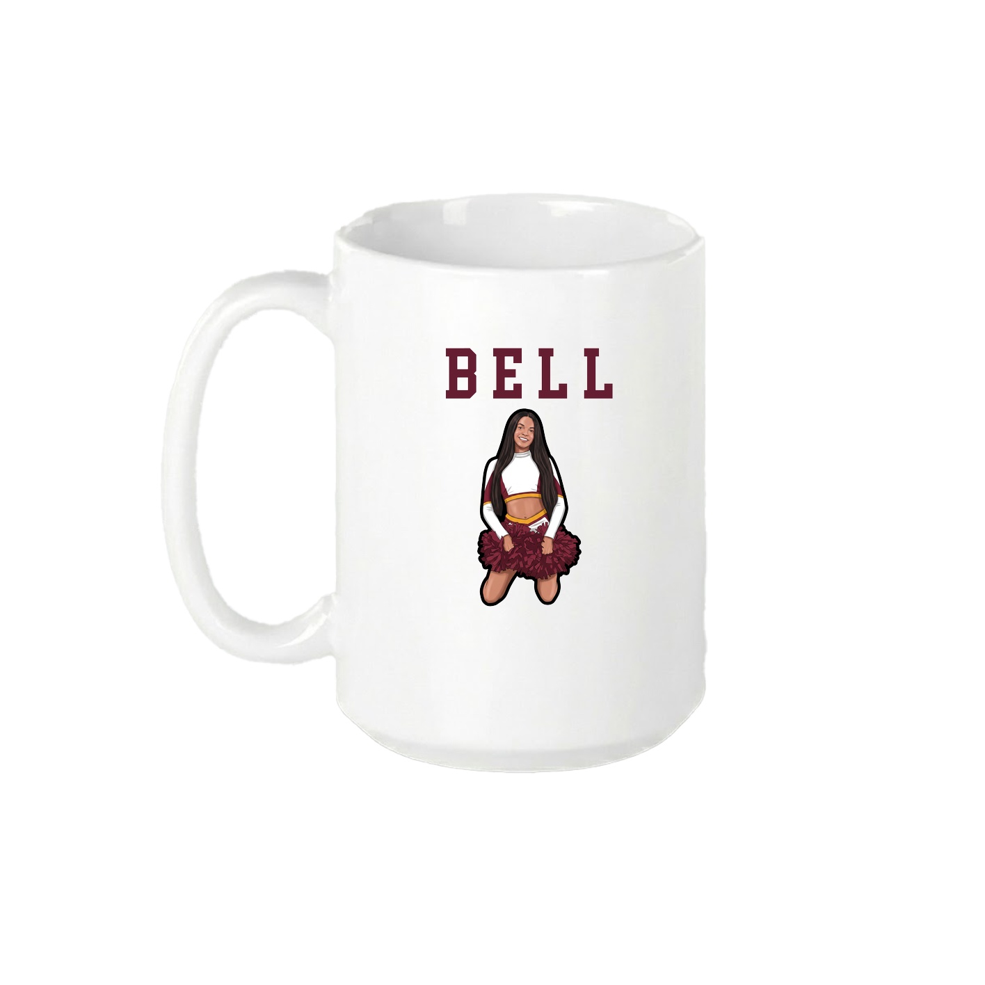 15oz Coffee Mug — Shirsey in White