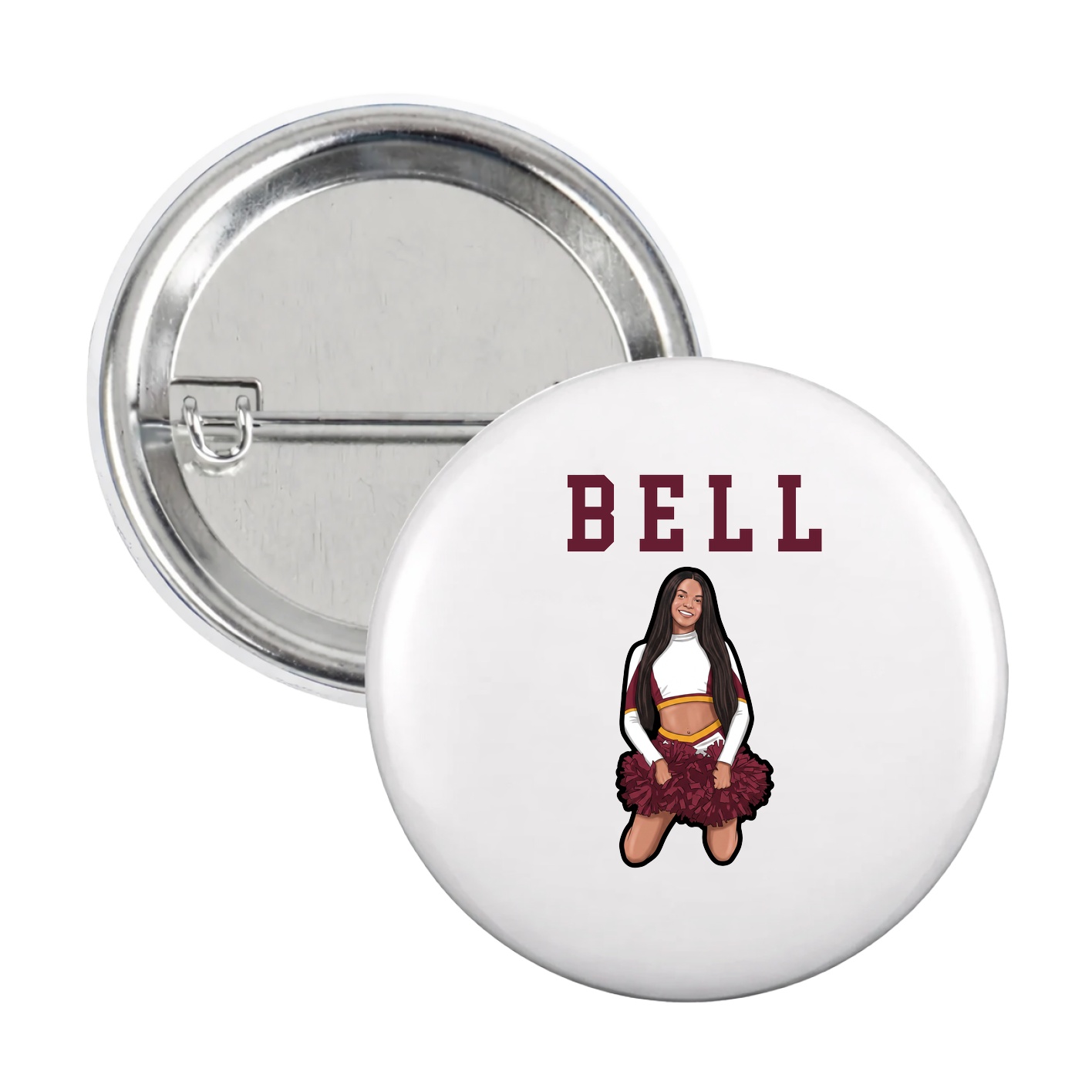 Game Day Button — Shirsey in White