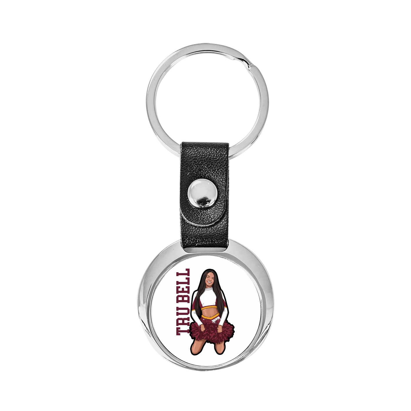 Key Chain — Name Vertical in Classic