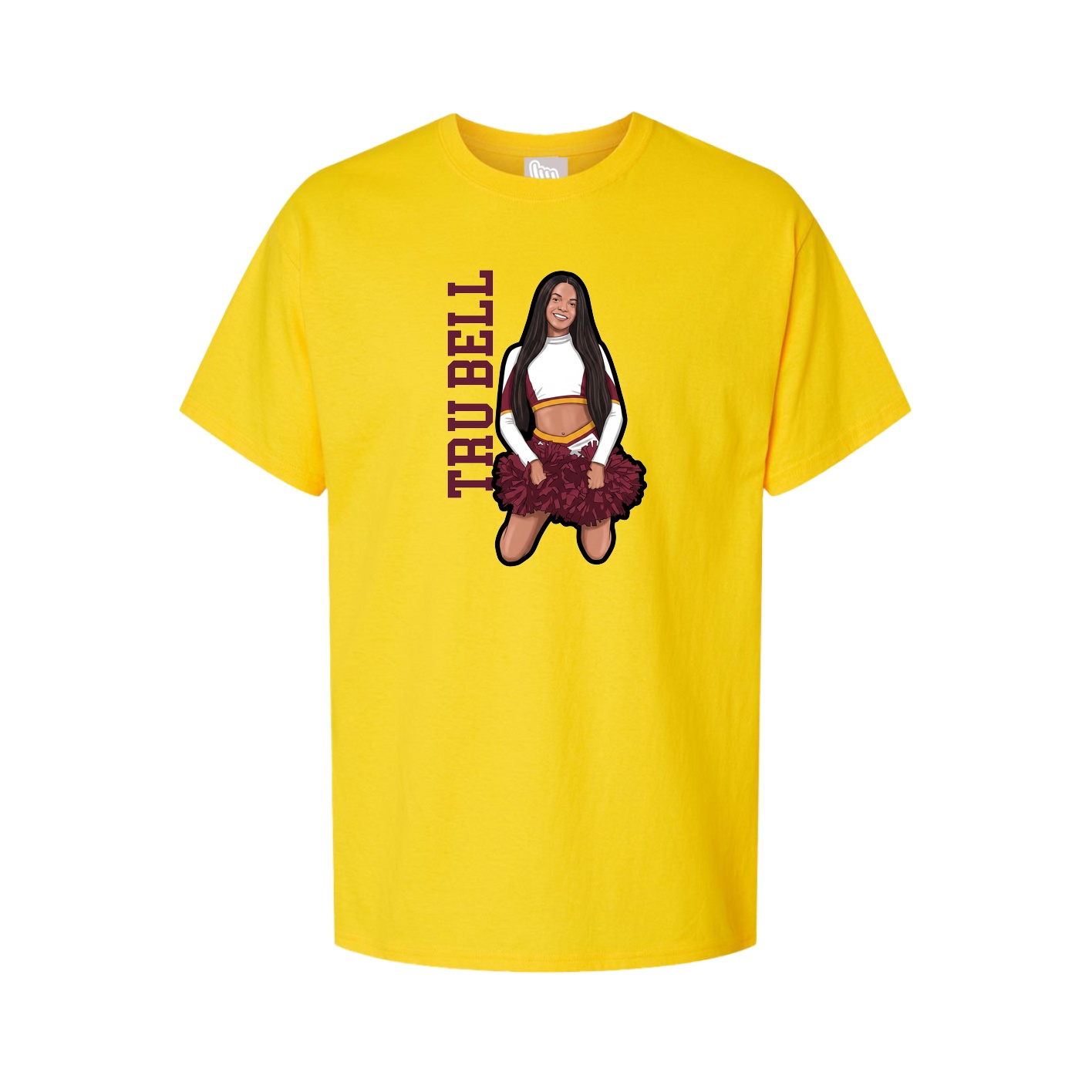 Tee — Name Vertical in Gold