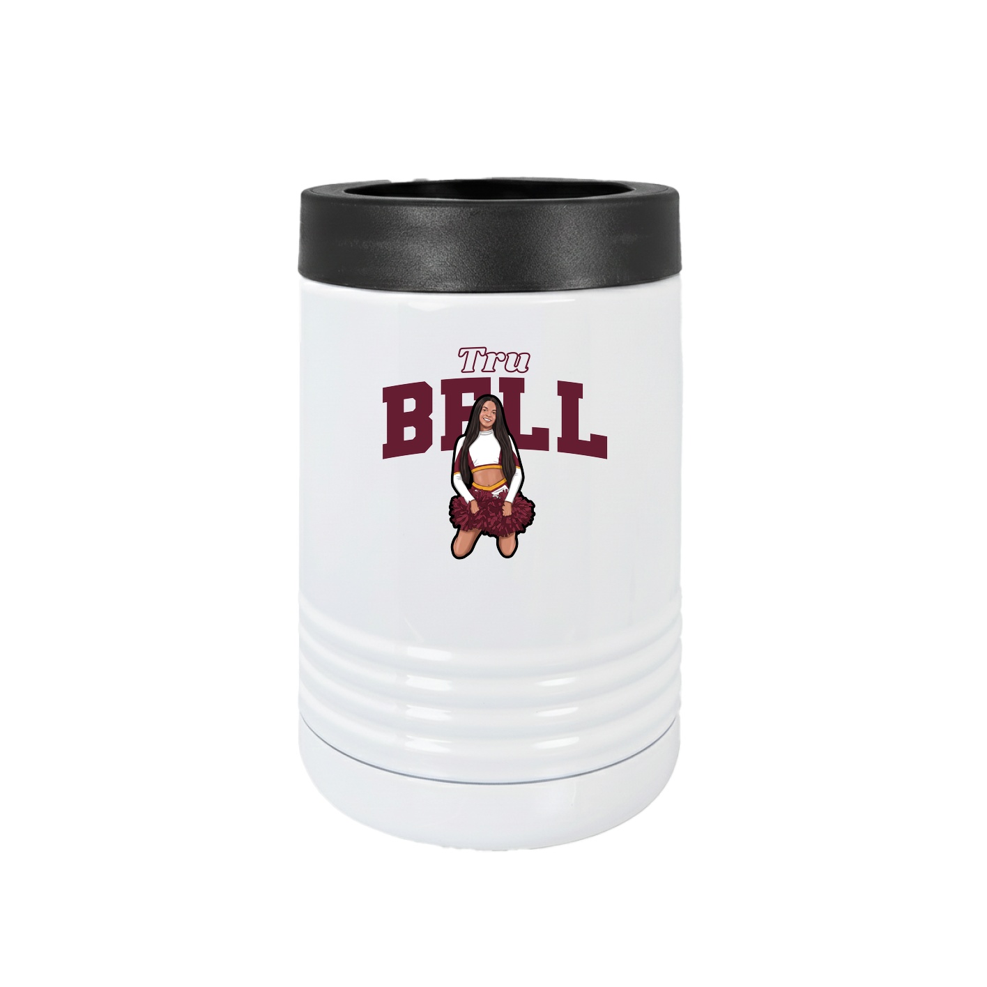 Beverage Holder — Name Arch in White