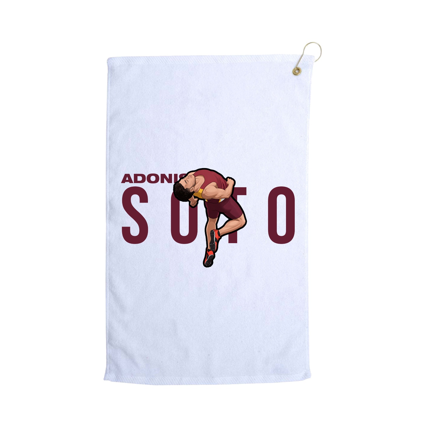 Golf Towel — Player Name in White