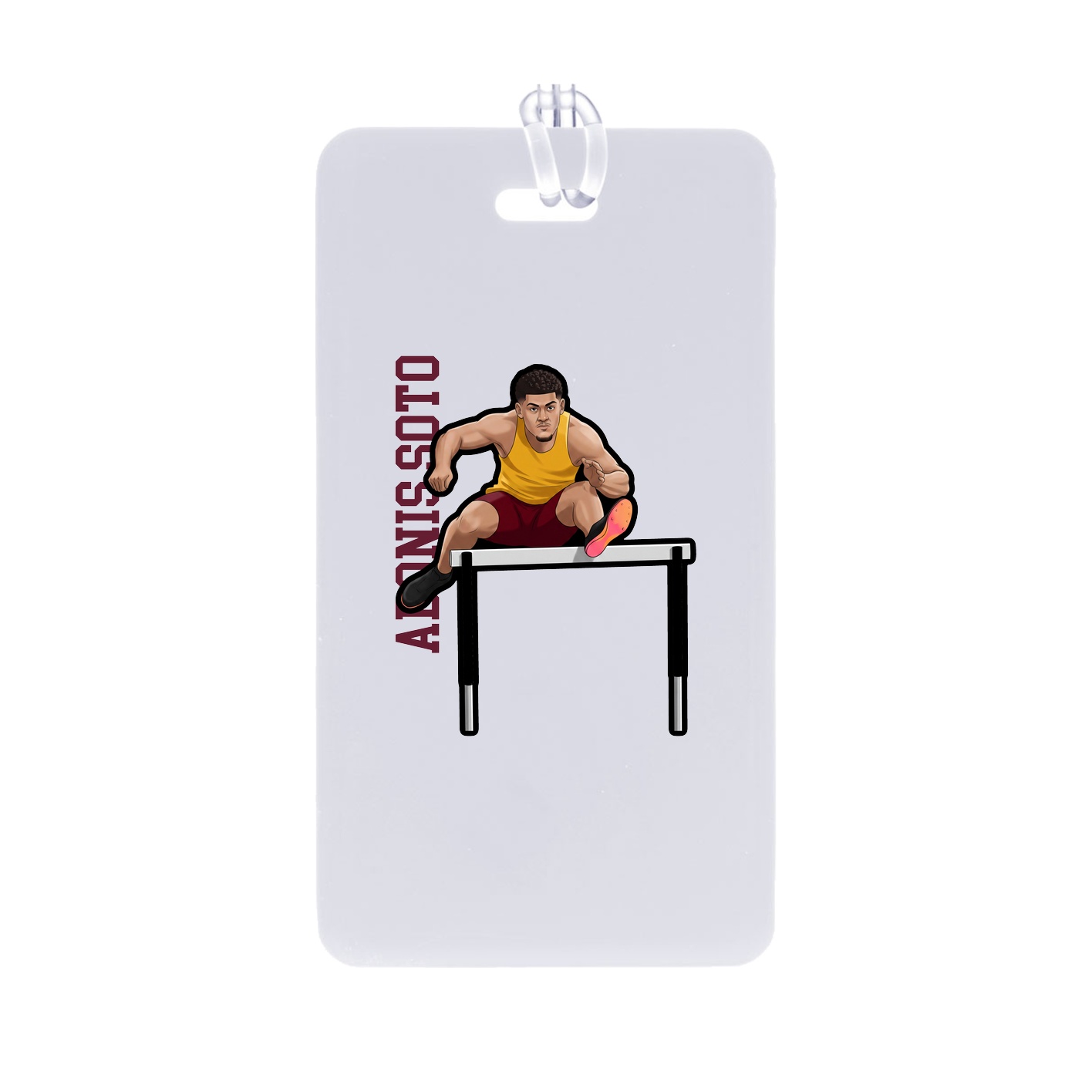 Bag Tag — Name Vertical in Classic
