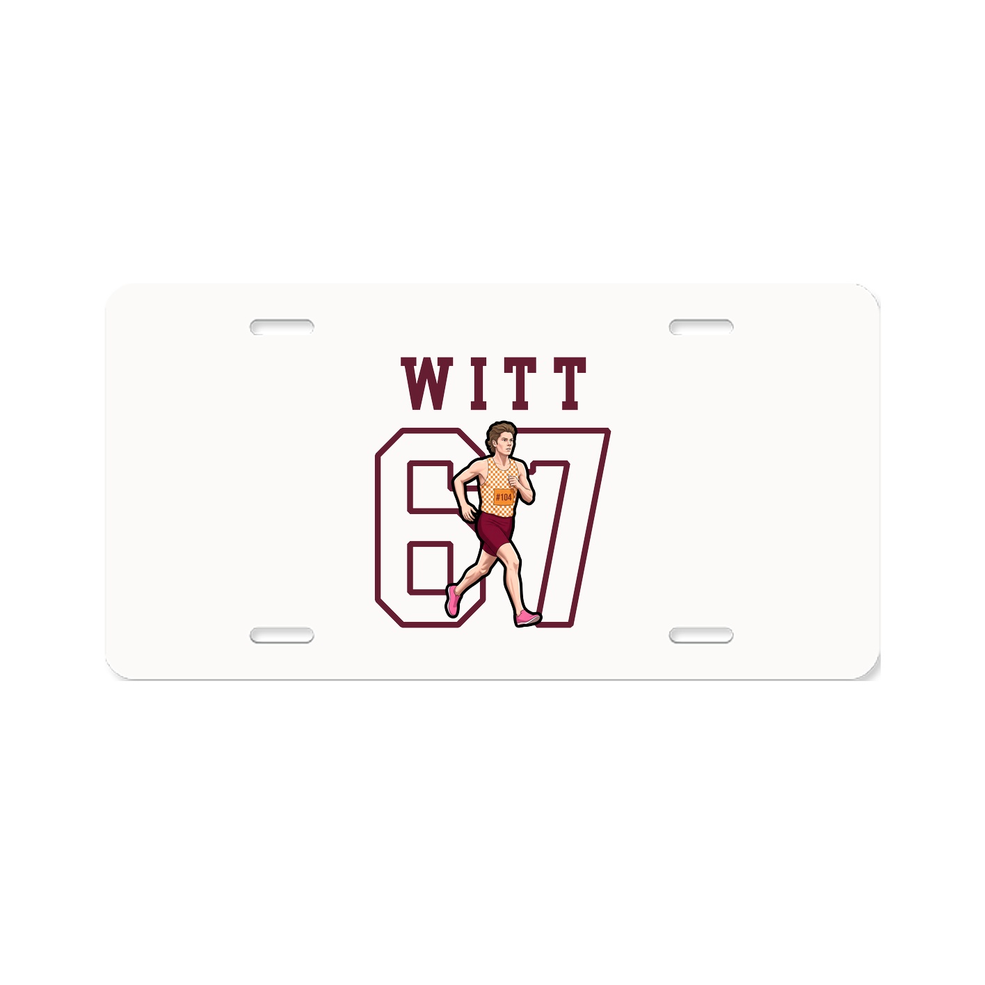 License Plate — Shirsey in Classic