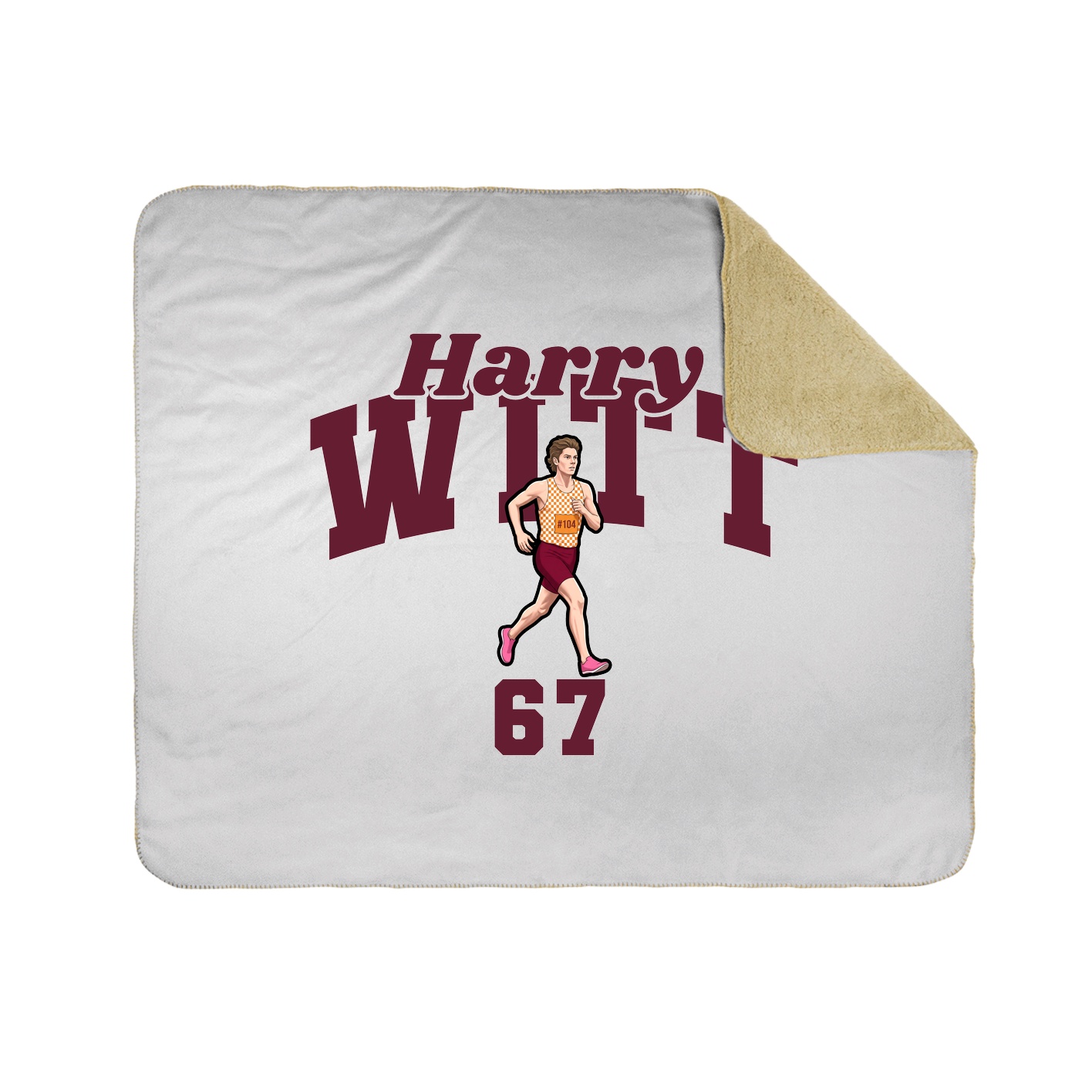 Throw Blanket — Signature Arch in White