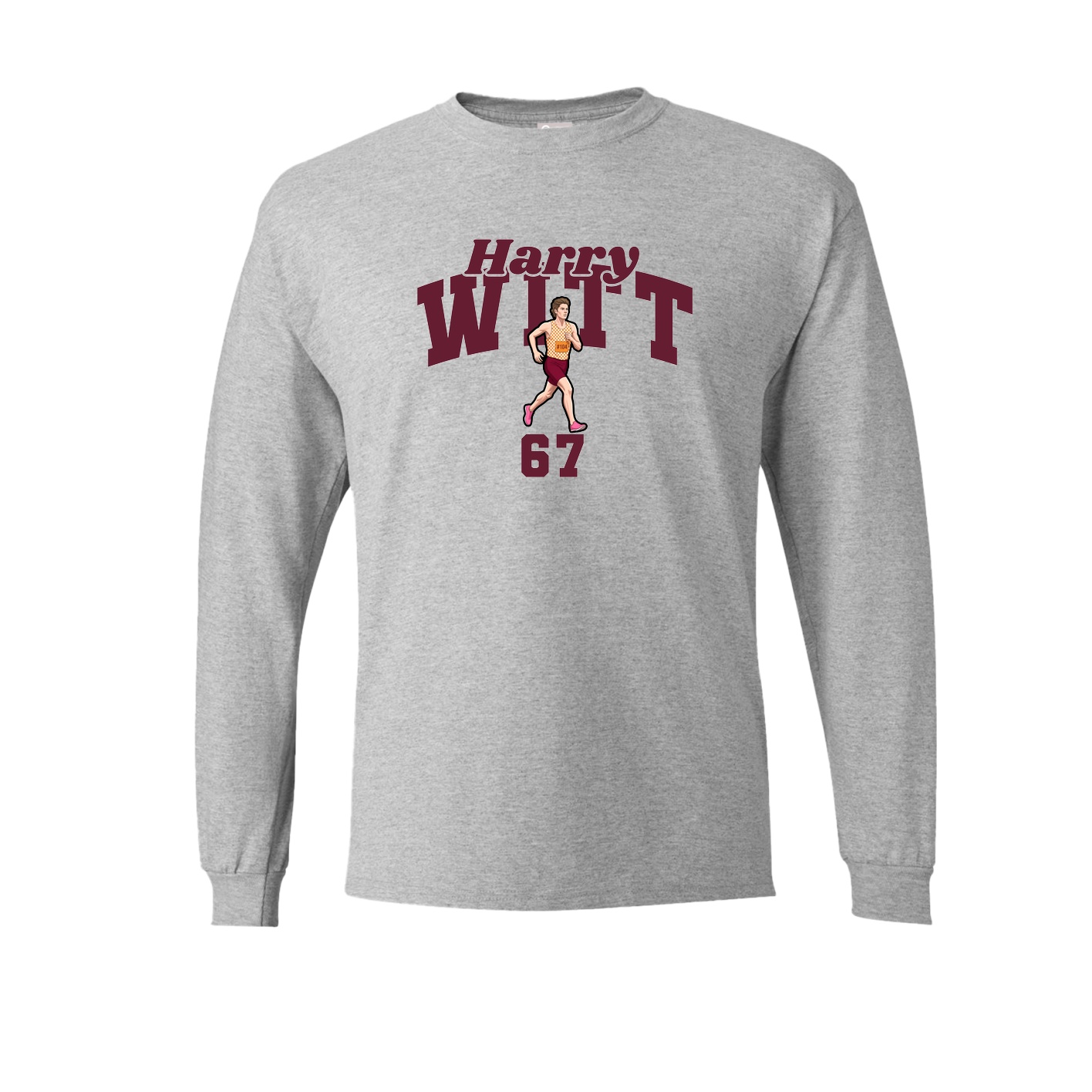 Long Sleeve Tee — Signature Arch in Grey