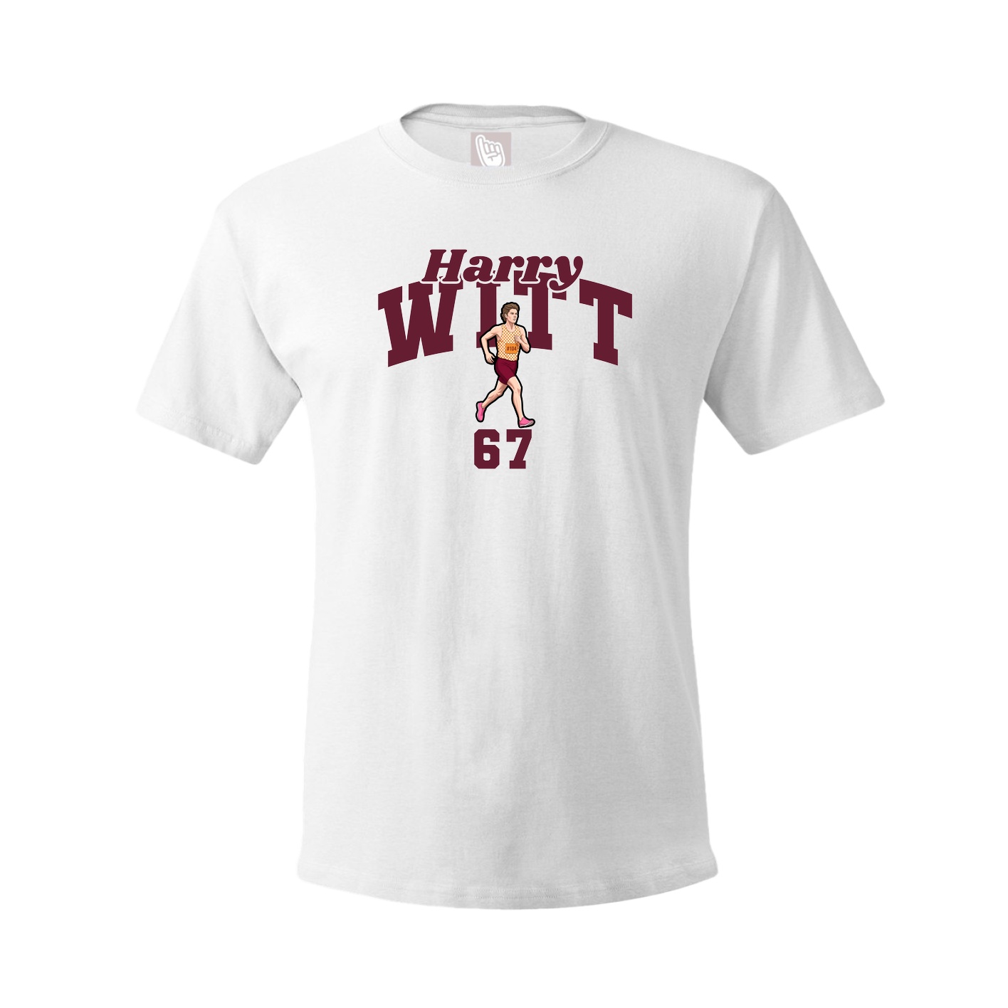 Youth Tee — Signature Arch in White