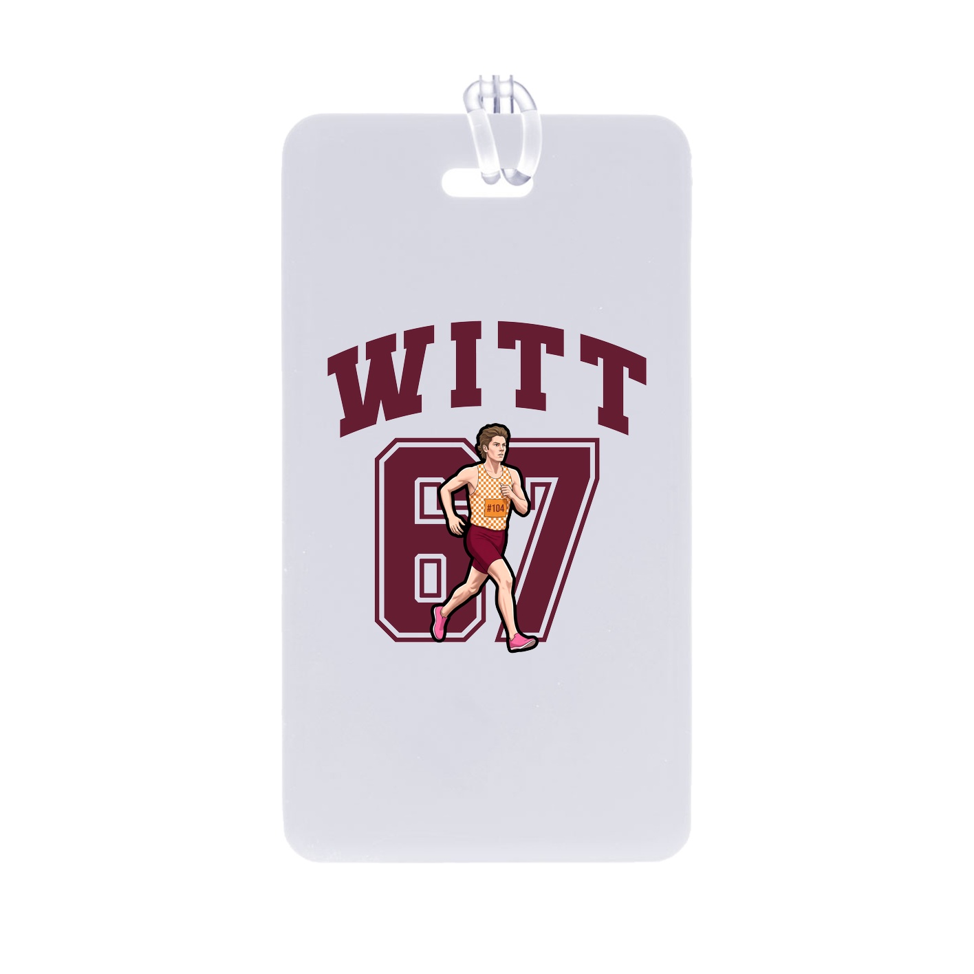 Bag Tag — Number in Classic
