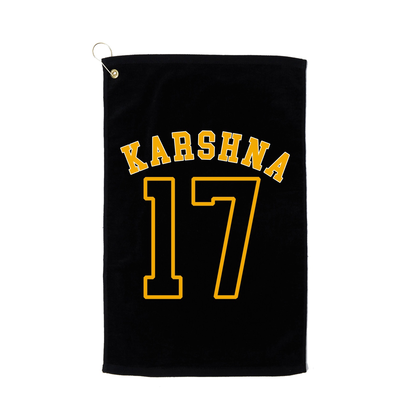 Golf Towel — Shirsey Arch in Black