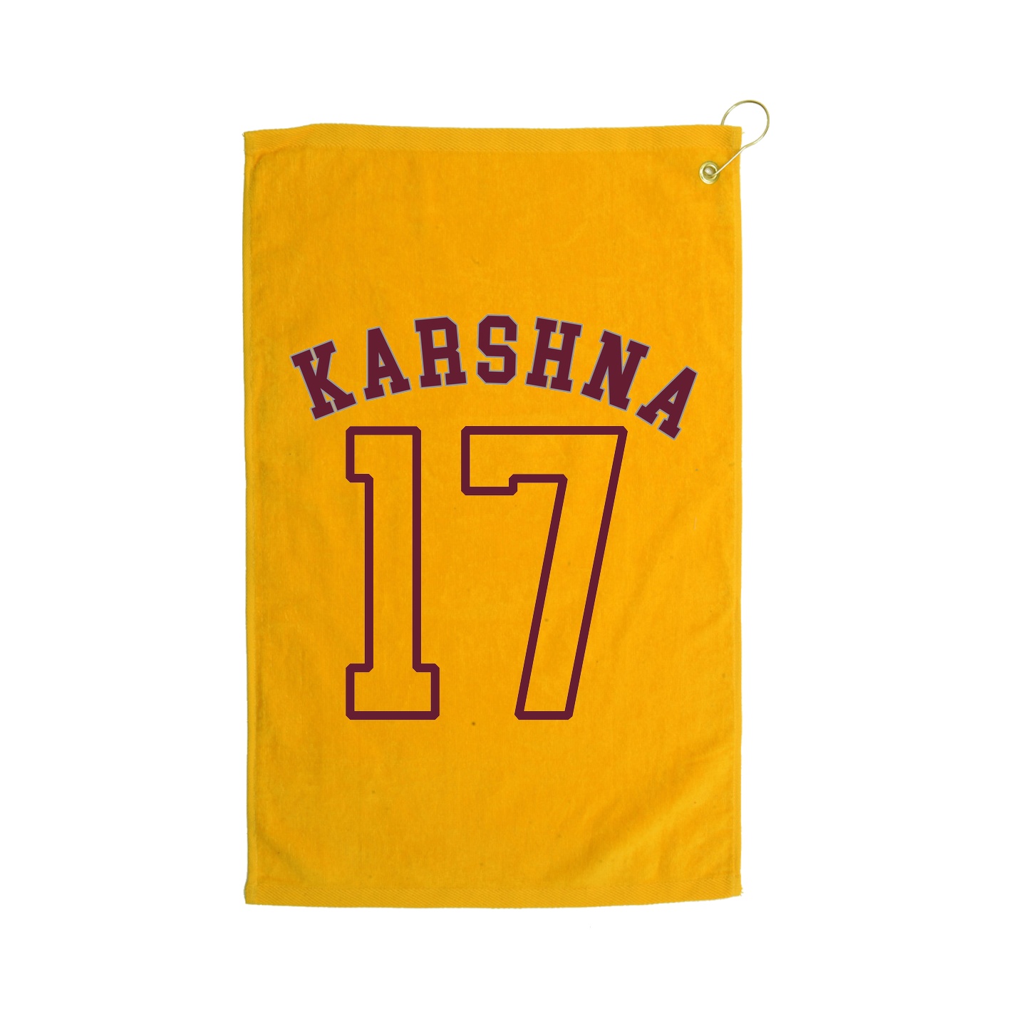 Golf Towel — Shirsey Arch in Gold