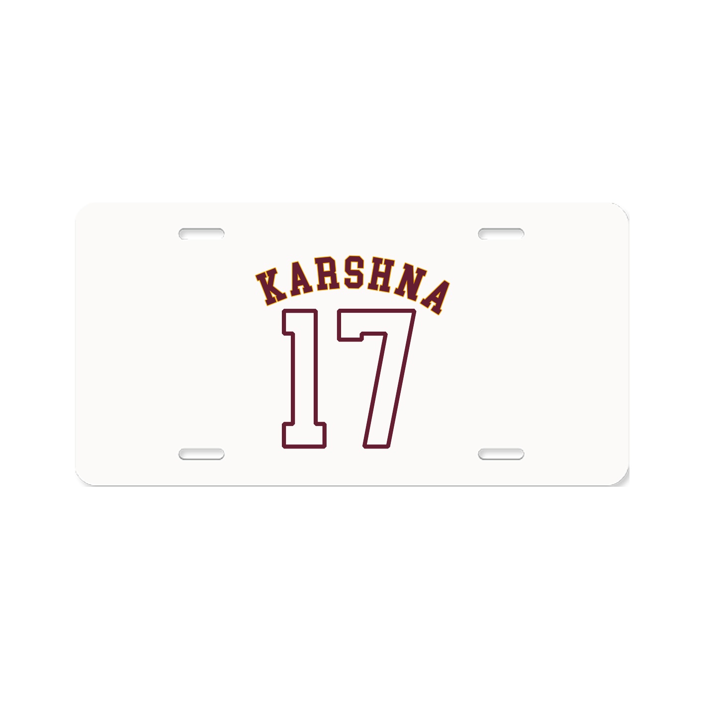 License Plate — Shirsey Arch in Classic