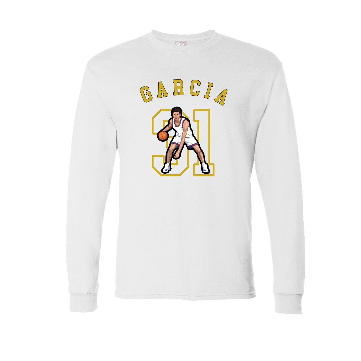 Long Sleeve Tee — Shirsey Arch in White