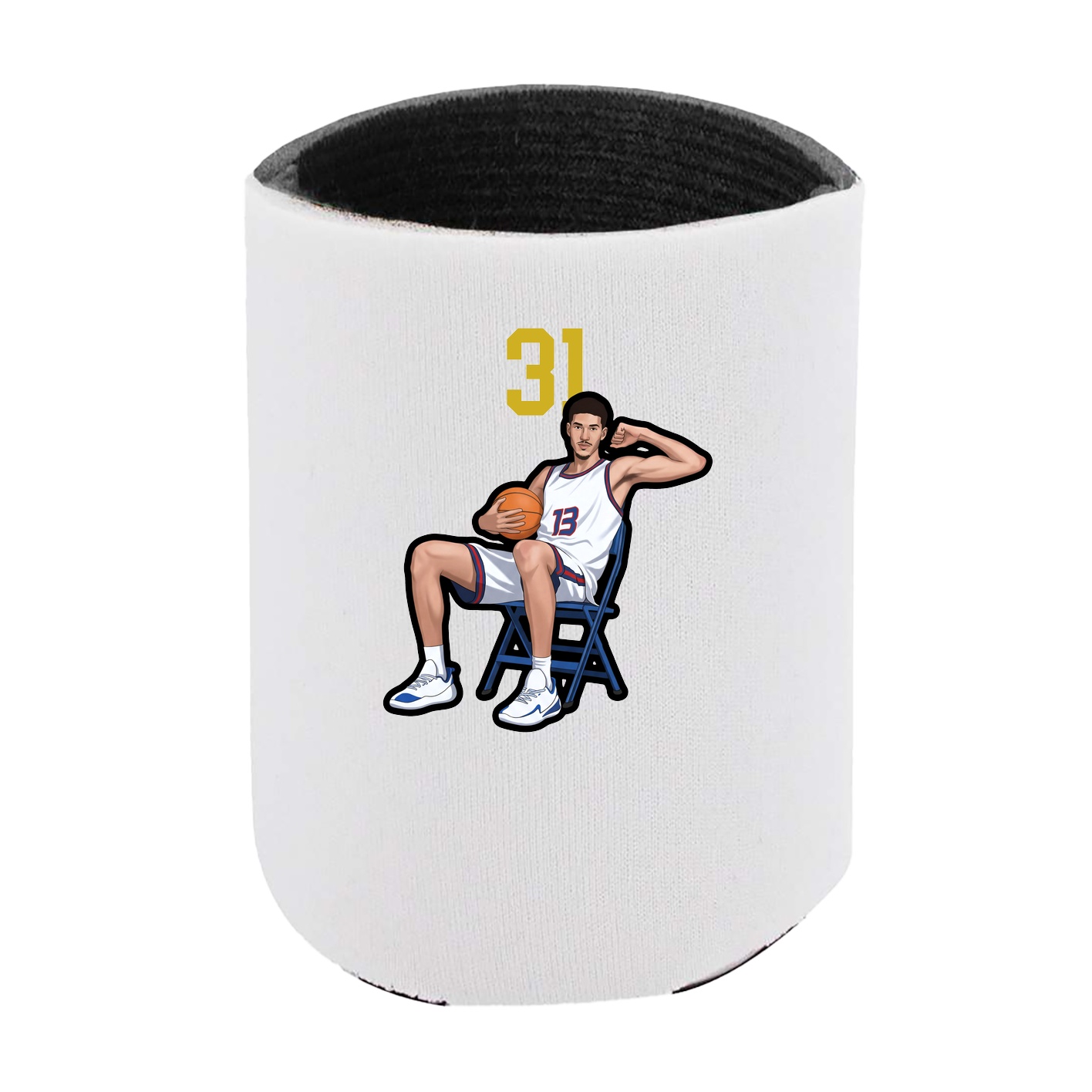 Can Holder — Number Top in White