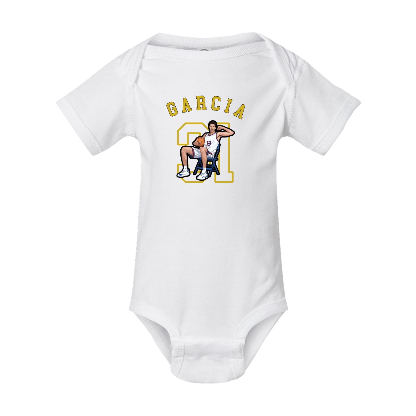 Baby Onesie — Shirsey Arch in White