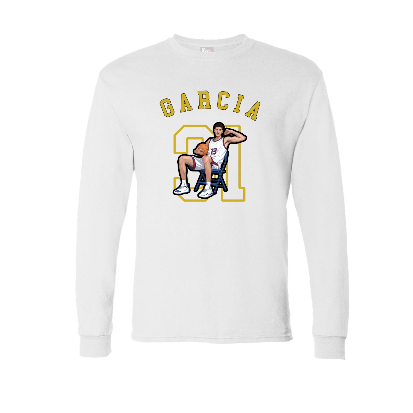 Long Sleeve Tee — Shirsey Arch in White
