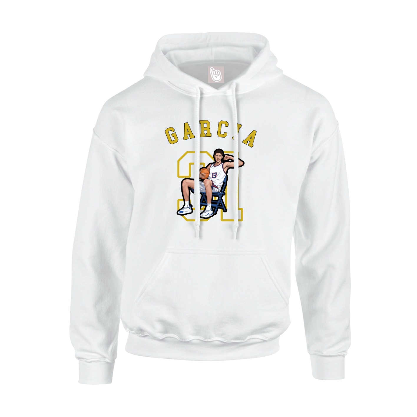 Hoodie — Shirsey Arch in White