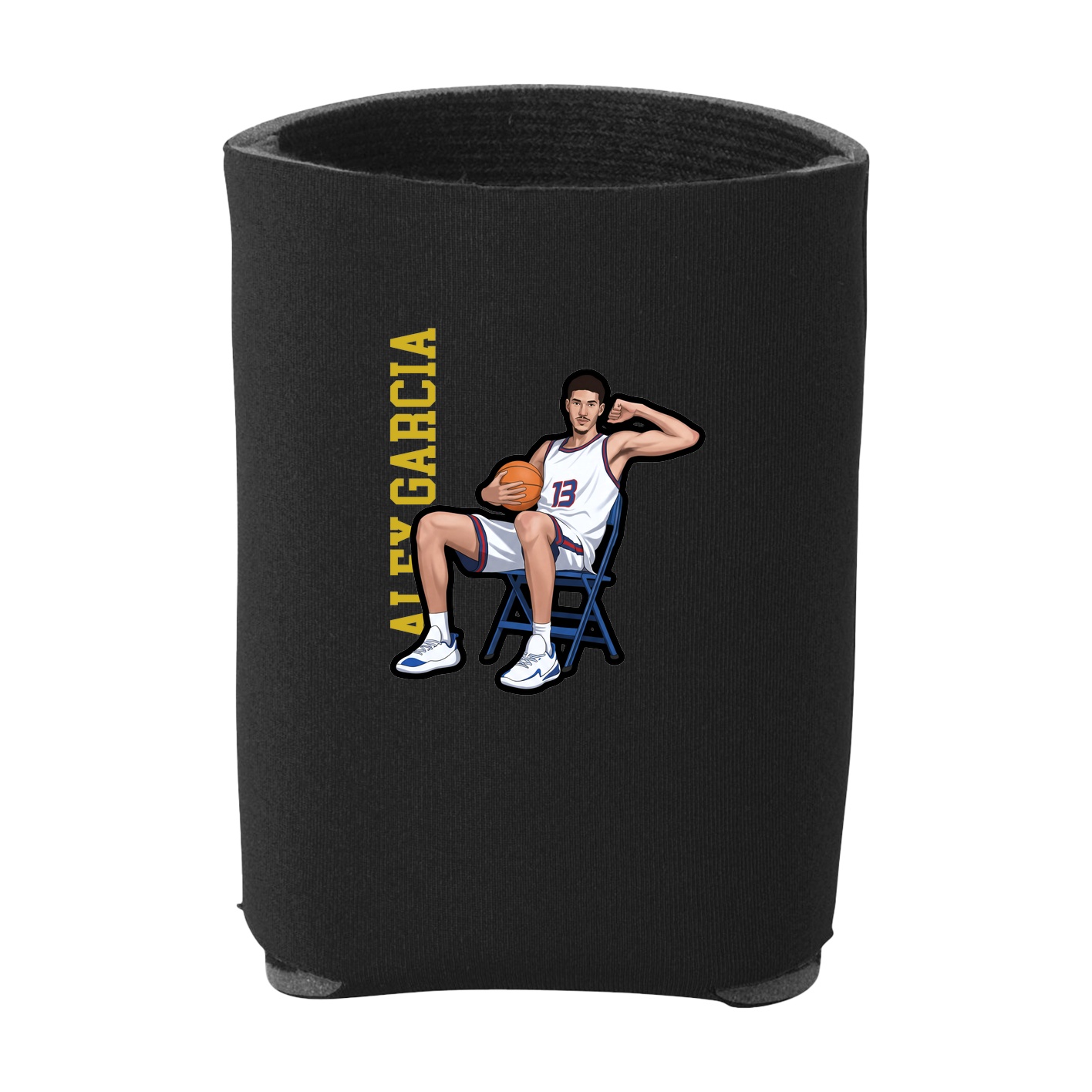 Can Holder — Name Vertical in Black