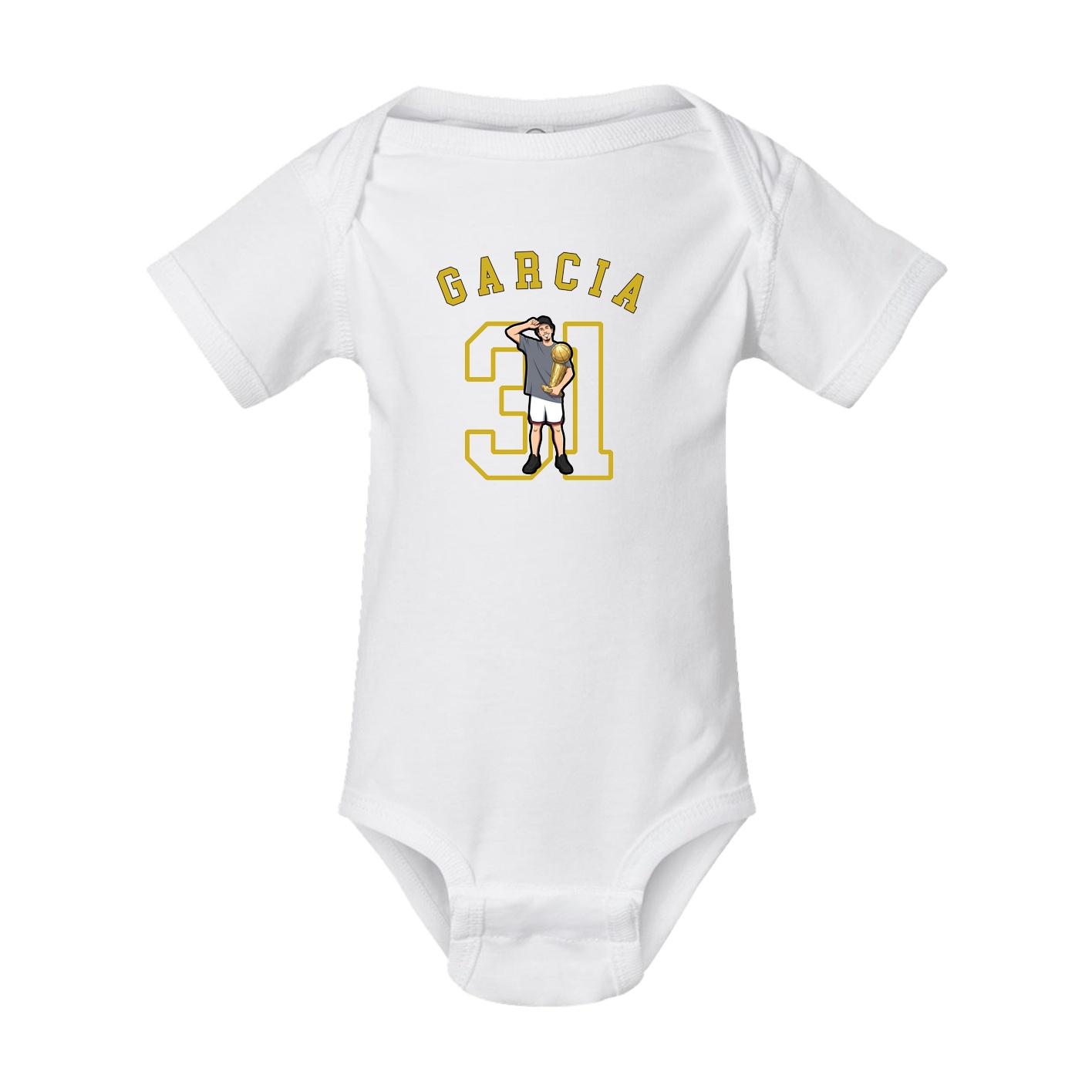 Baby Onesie — Shirsey Arch in White